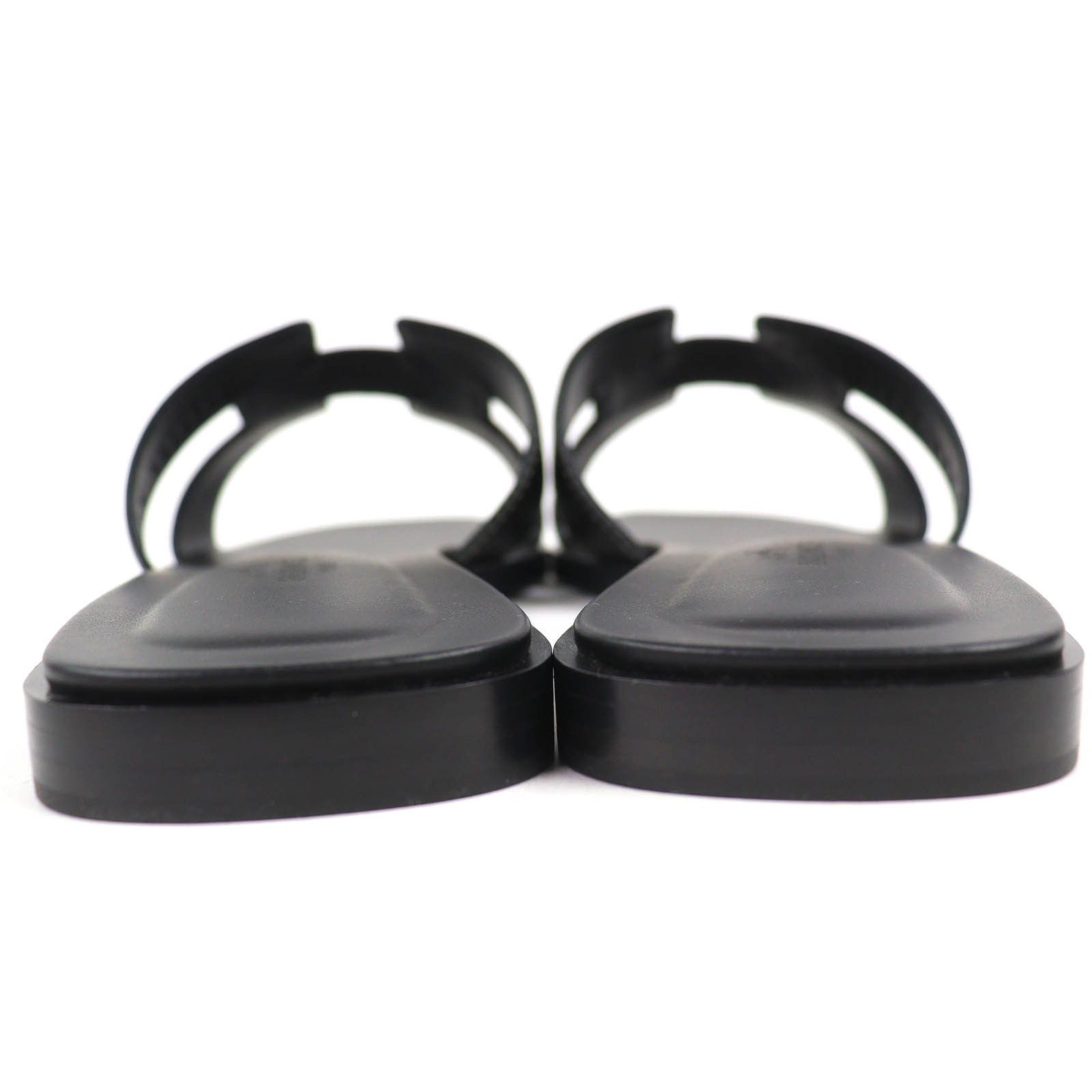 Hermes Hermes Hermes Oran Boxcalf Flat Sandals 38.5 Leather Shoes DUTY FREE for USA Size ONE SIZE - 6 Thumbnail
