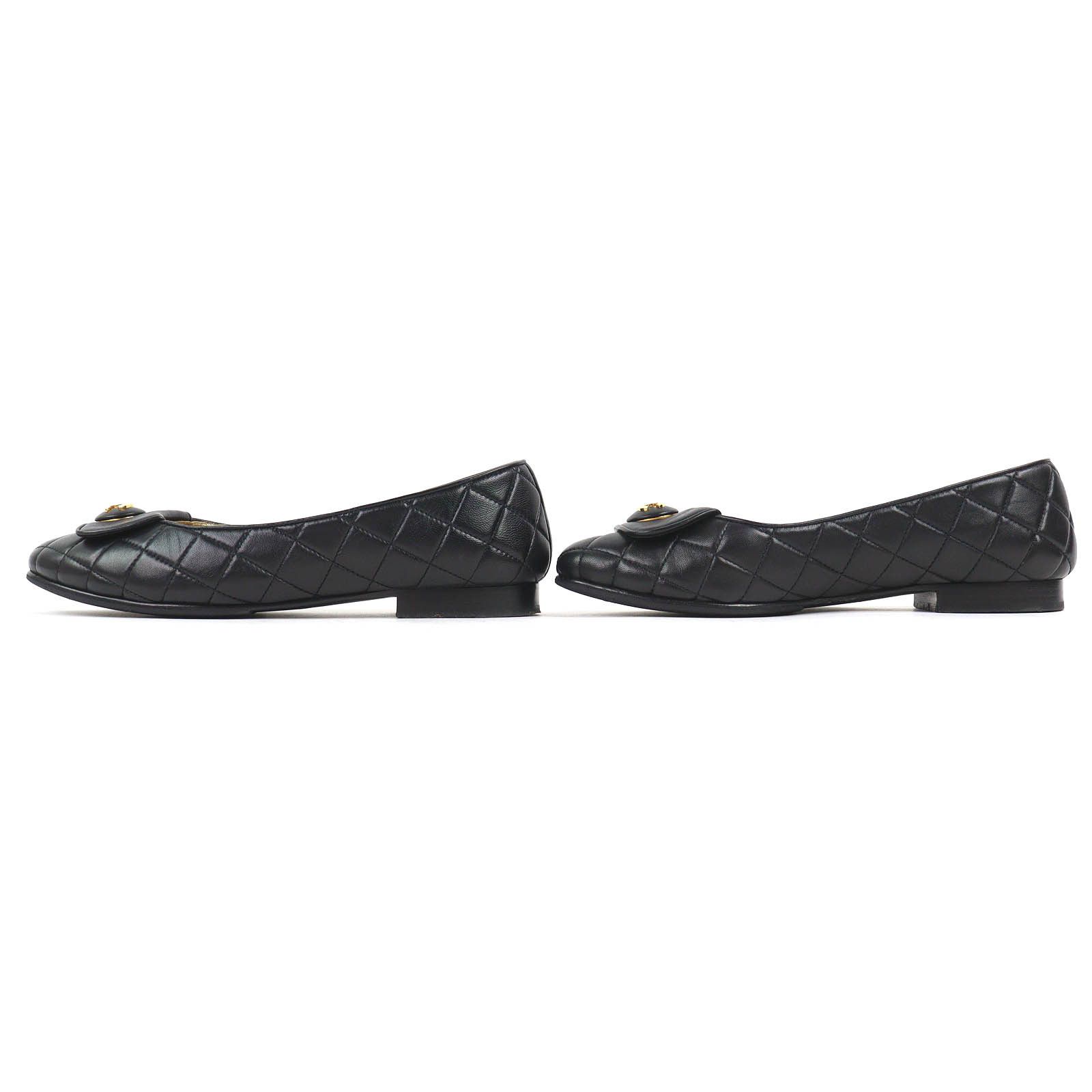 Chanel Chanel Chanel Matelass Leather Ballerina Flats Leather Shoes G45047 DUTY FREE for USA Size ONE SIZE - 3 Thumbnail