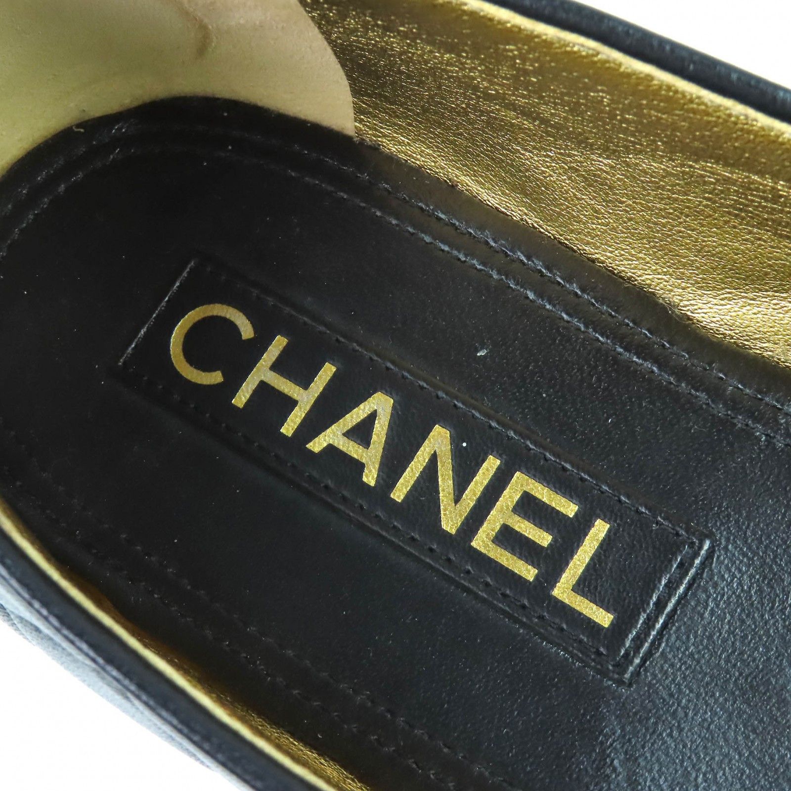 Chanel Chanel Chanel Matelass Leather Ballerina Flats Leather Shoes G45047 DUTY FREE for USA Size ONE SIZE - 10 Thumbnail