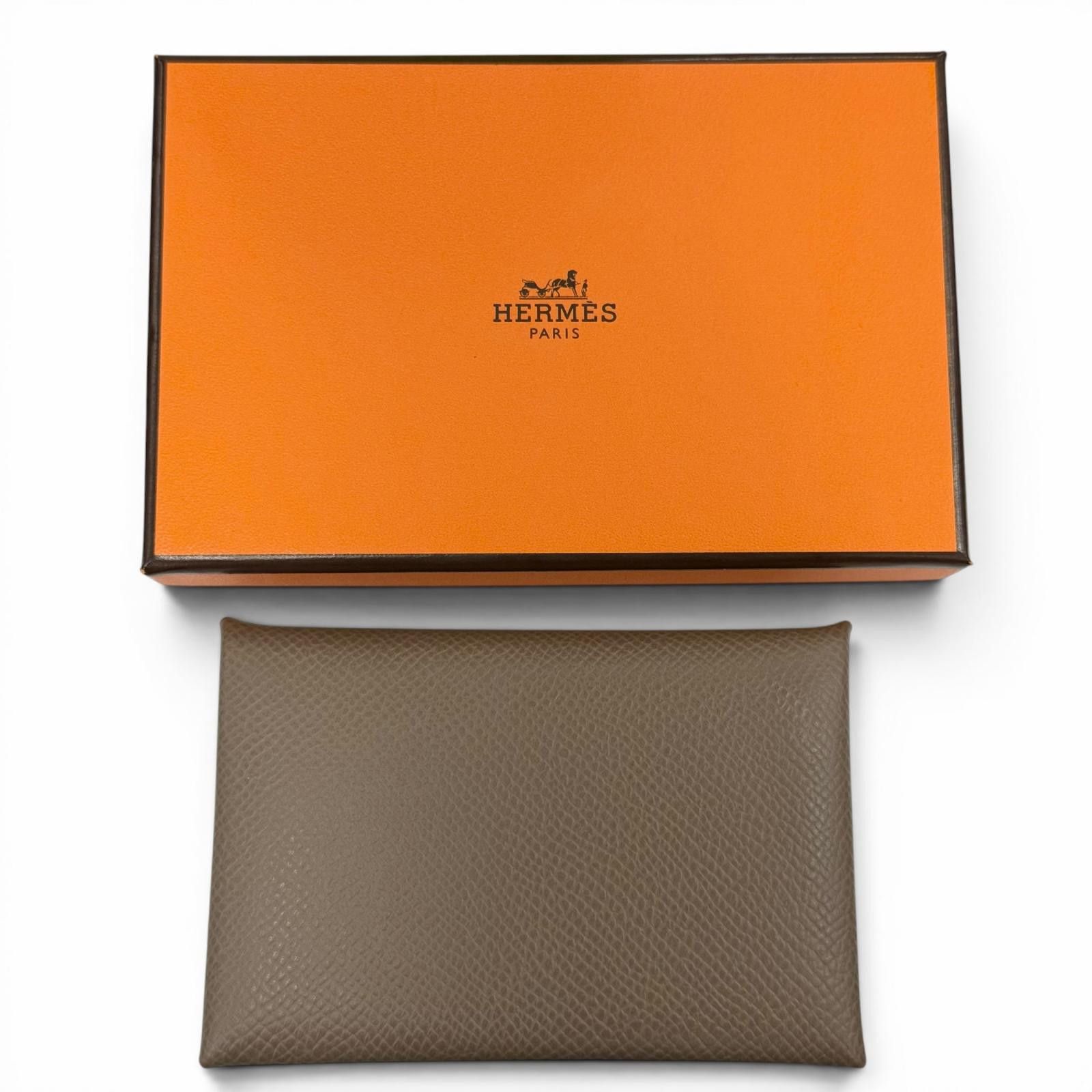 Hermes Hermes Hermes Calvi Epsom Card Case Leather Card Case W2024 DUTY FREE for USA Size ONE SIZE - 2 Thumbnail