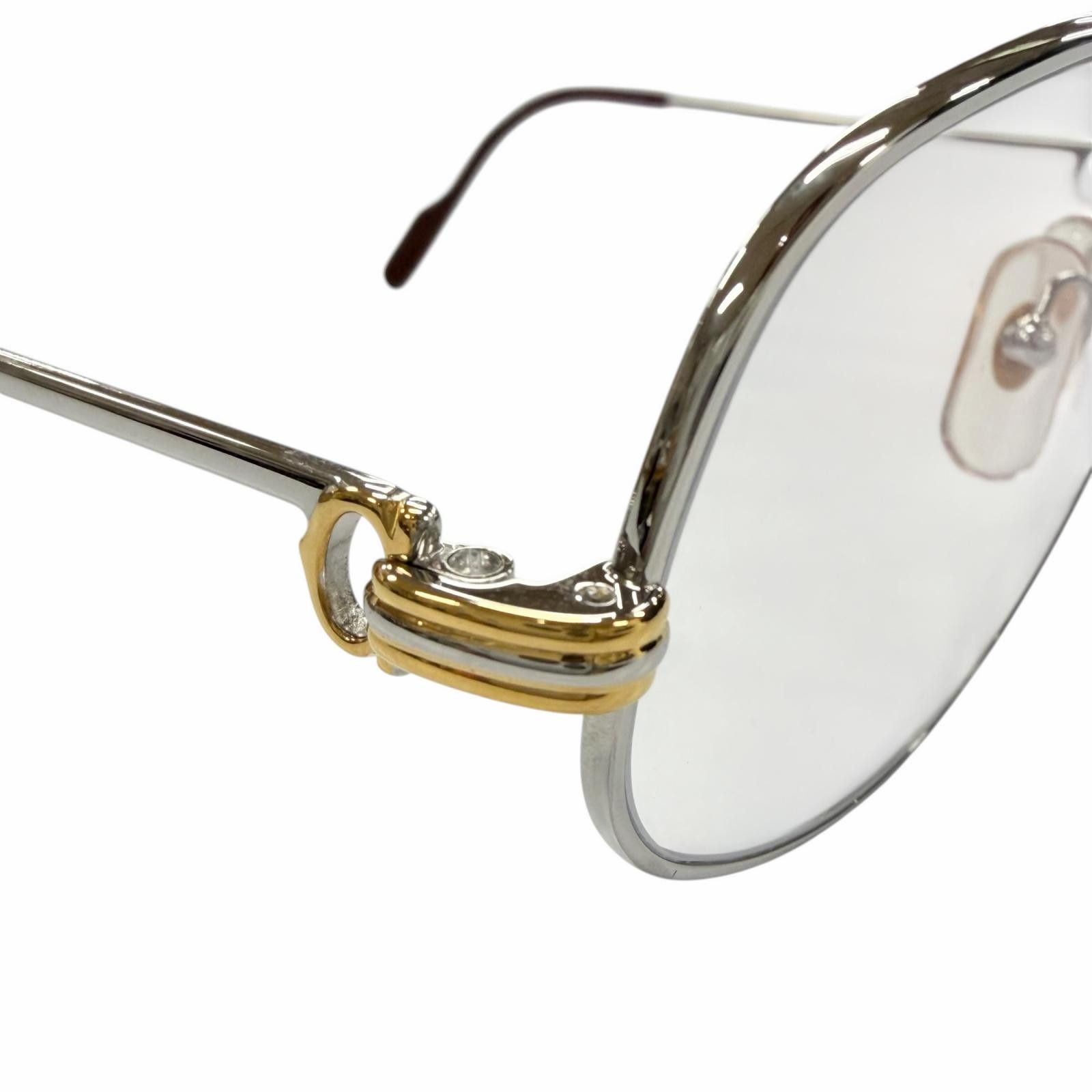 Cartier Cartier Cartier Trinity Decor Glasses Precious Metal Glasses DUTY FREE for USA Size ONE SIZE - 7 Thumbnail