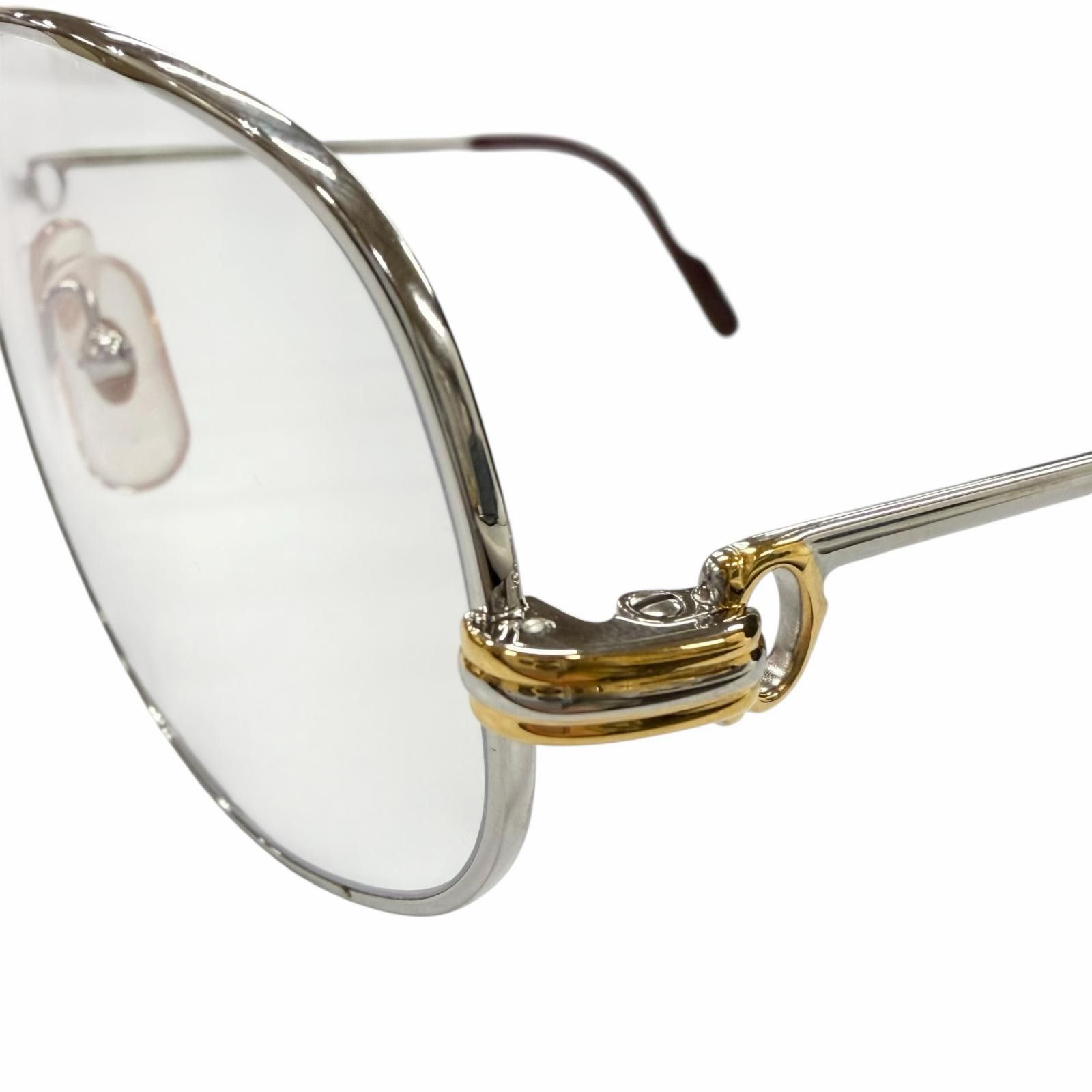 Cartier Cartier Cartier Trinity Decor Glasses Precious Metal Glasses DUTY FREE for USA Size ONE SIZE - 6 Thumbnail
