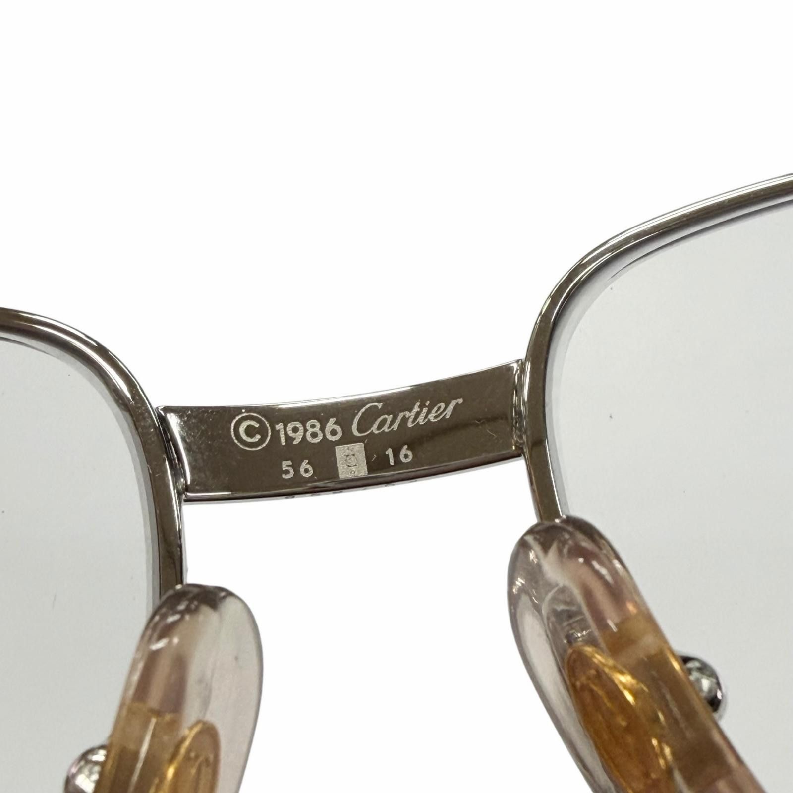 Cartier Cartier Cartier Trinity Decor Glasses Precious Metal Glasses DUTY FREE for USA Size ONE SIZE - 10 Thumbnail
