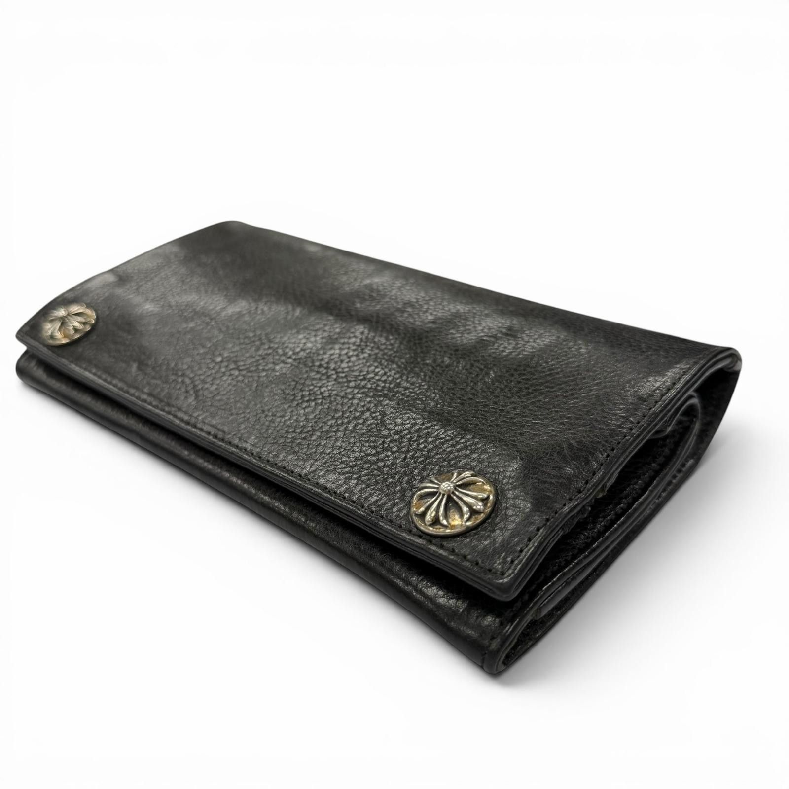 Chrome Hearts Chrome Hearts Chrome Hearts Baby Leather Wallet Precious Metal Short Wallet DUTY FREE for USA Size ONE SIZE - 3 Thumbnail