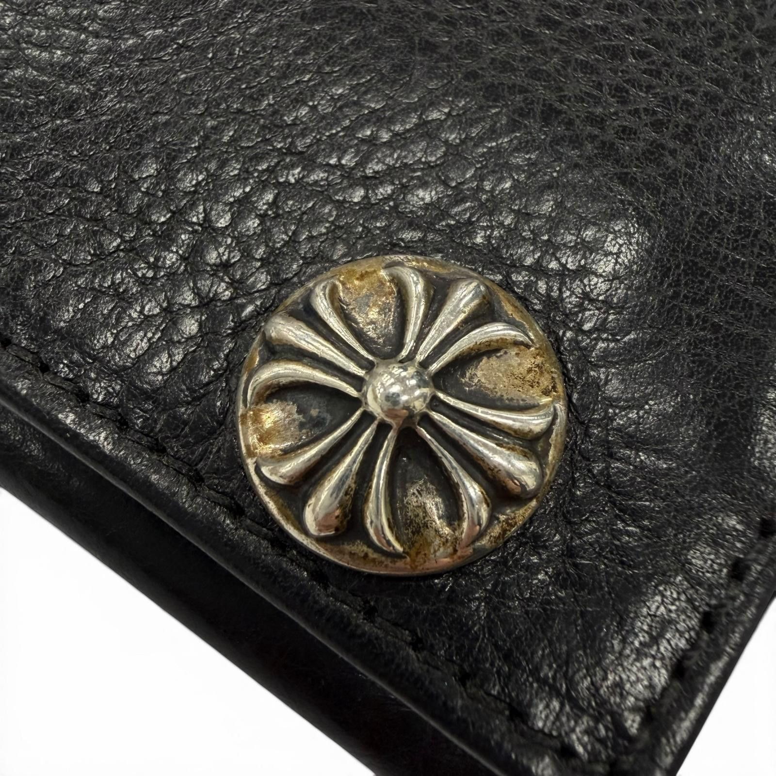 Chrome Hearts Chrome Hearts Chrome Hearts Baby Leather Wallet Precious Metal Short Wallet DUTY FREE for USA Size ONE SIZE - 7 Thumbnail