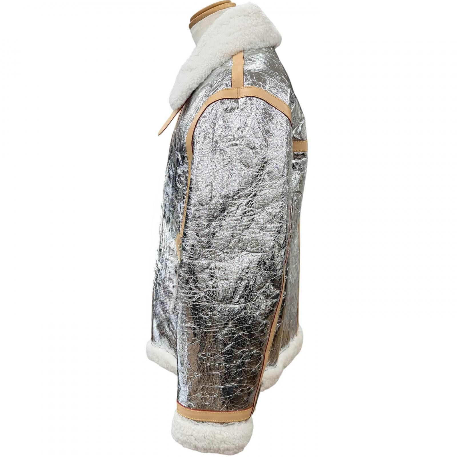 Louis Vuitton Louis Vuitton Louis Vuitton Shearling Jacket Leather Outerwear DUTY FREE for USA Size ONE SIZE - 3 Thumbnail