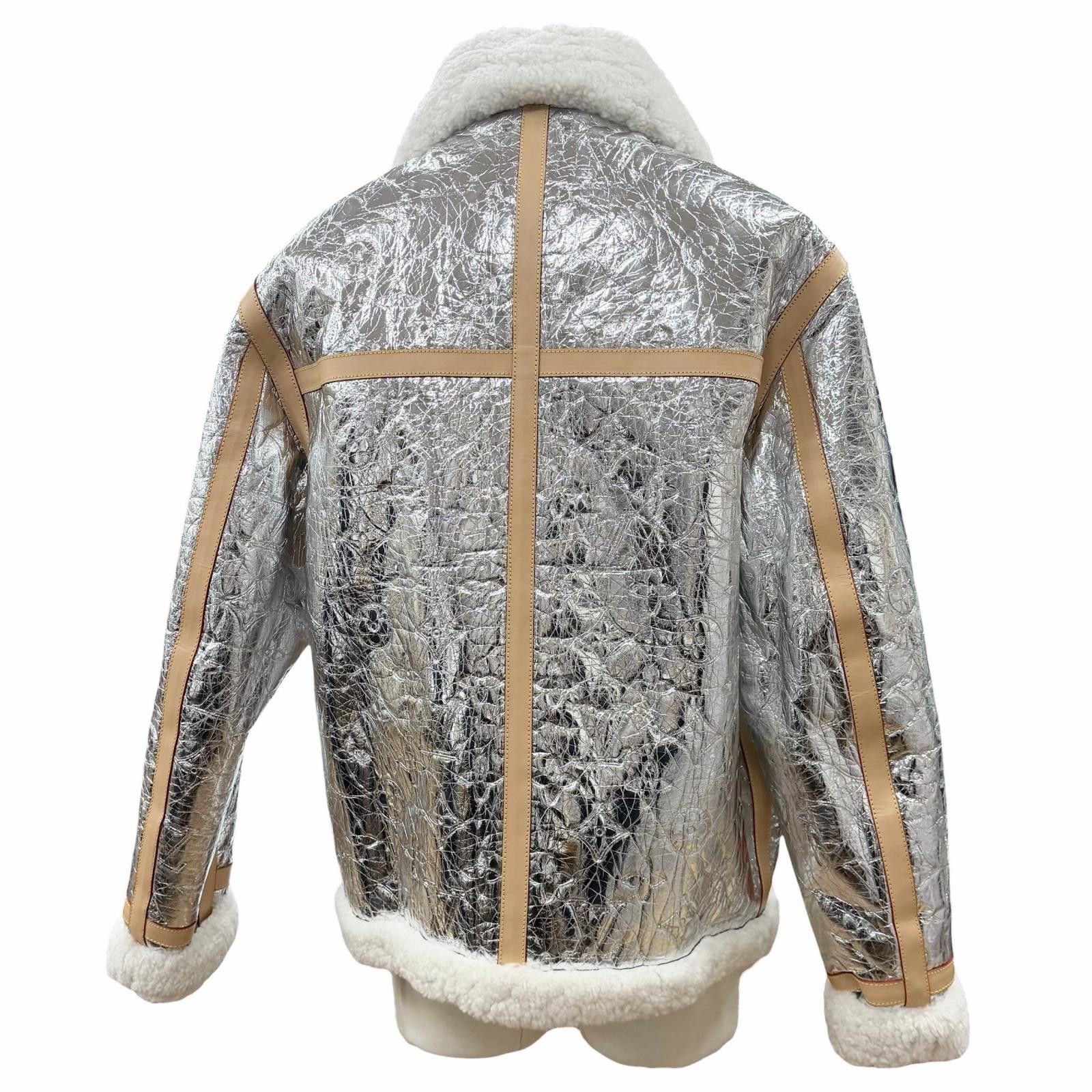 Louis Vuitton Louis Vuitton Louis Vuitton Shearling Jacket Leather Outerwear DUTY FREE for USA Size ONE SIZE - 4 Thumbnail