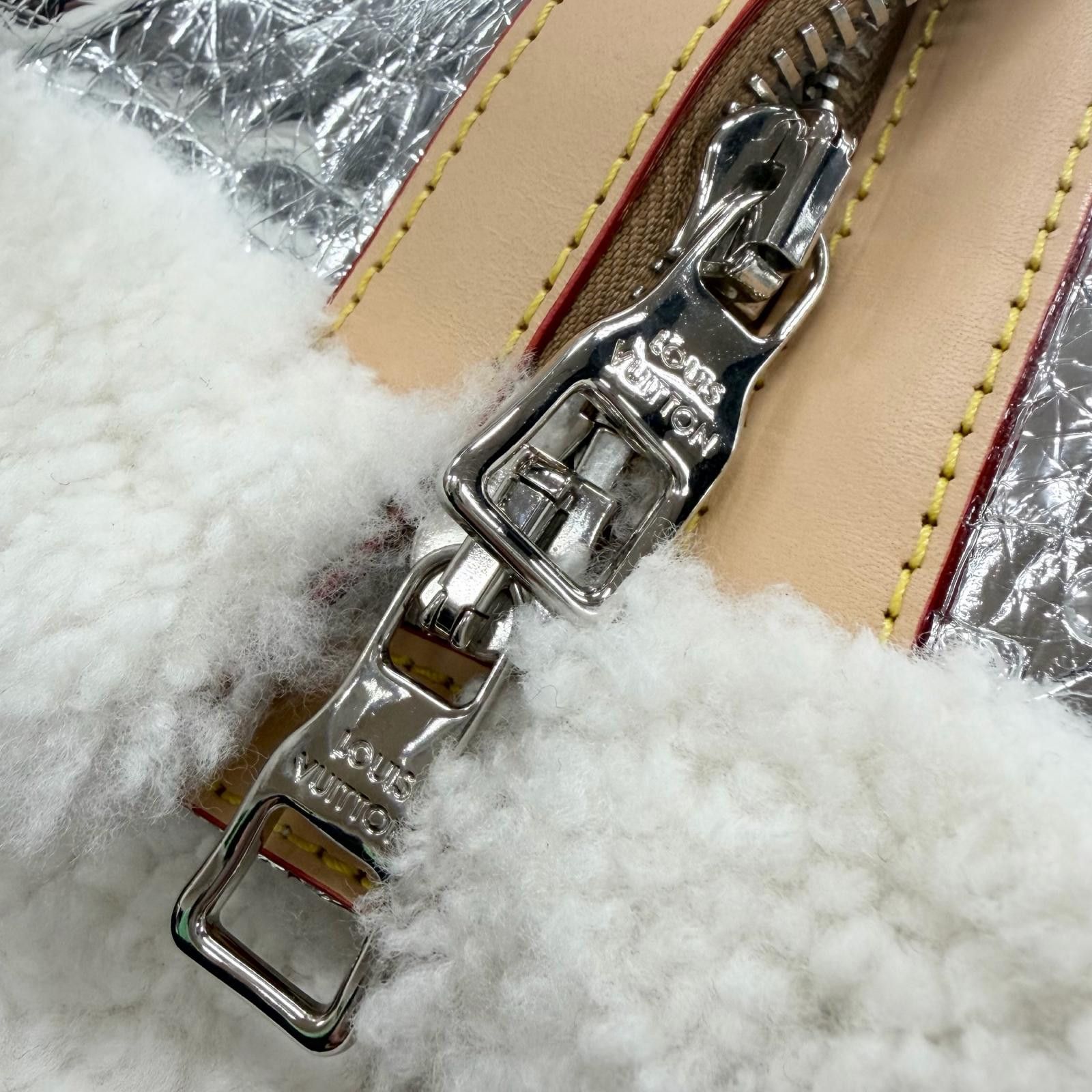 Louis Vuitton Louis Vuitton Louis Vuitton Shearling Jacket Leather Outerwear DUTY FREE for USA Size ONE SIZE - 6 Thumbnail