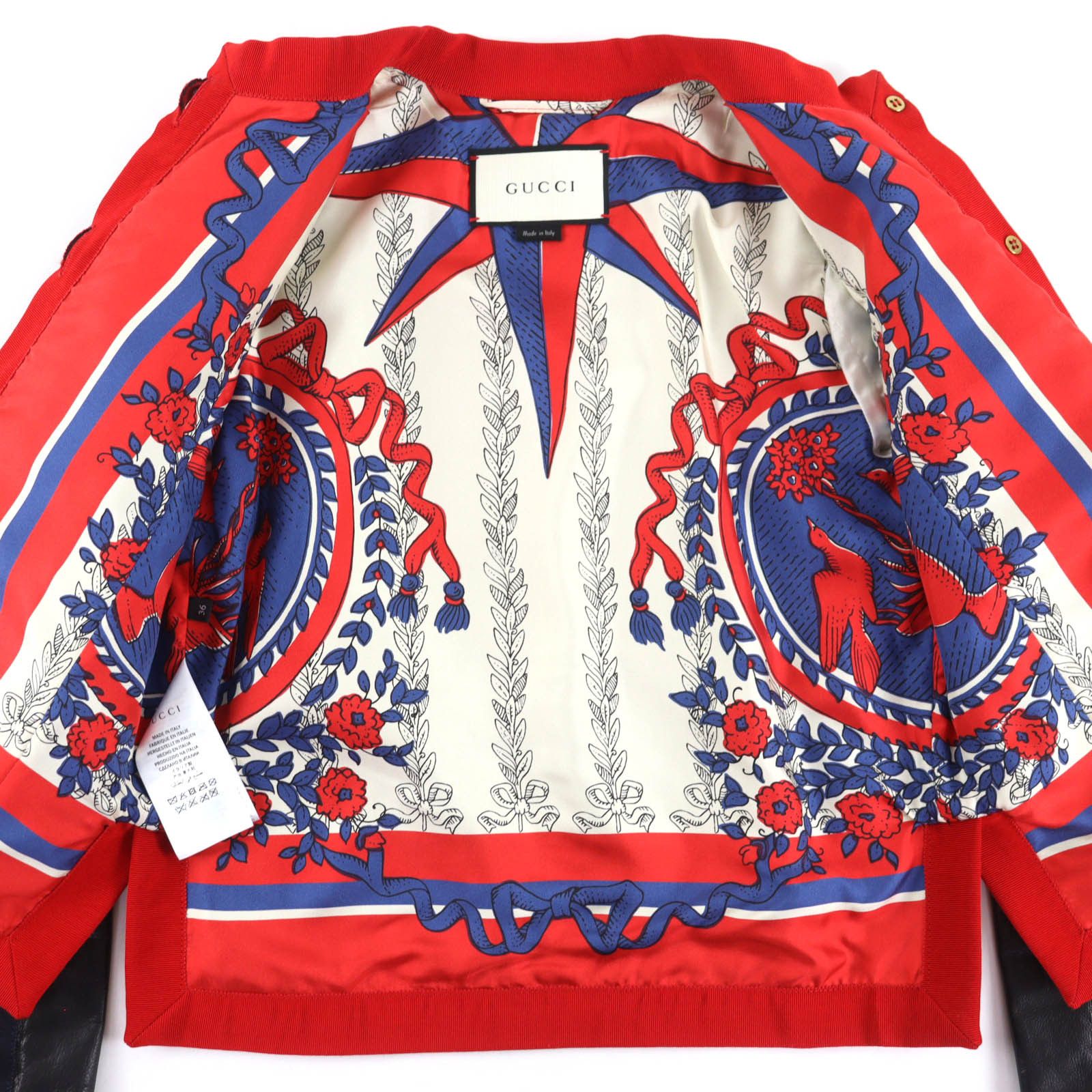 Gucci Gucci Gucci Leather Jacket Leather Outerwear DUTY FREE for USA Size ONE SIZE - 5 Thumbnail