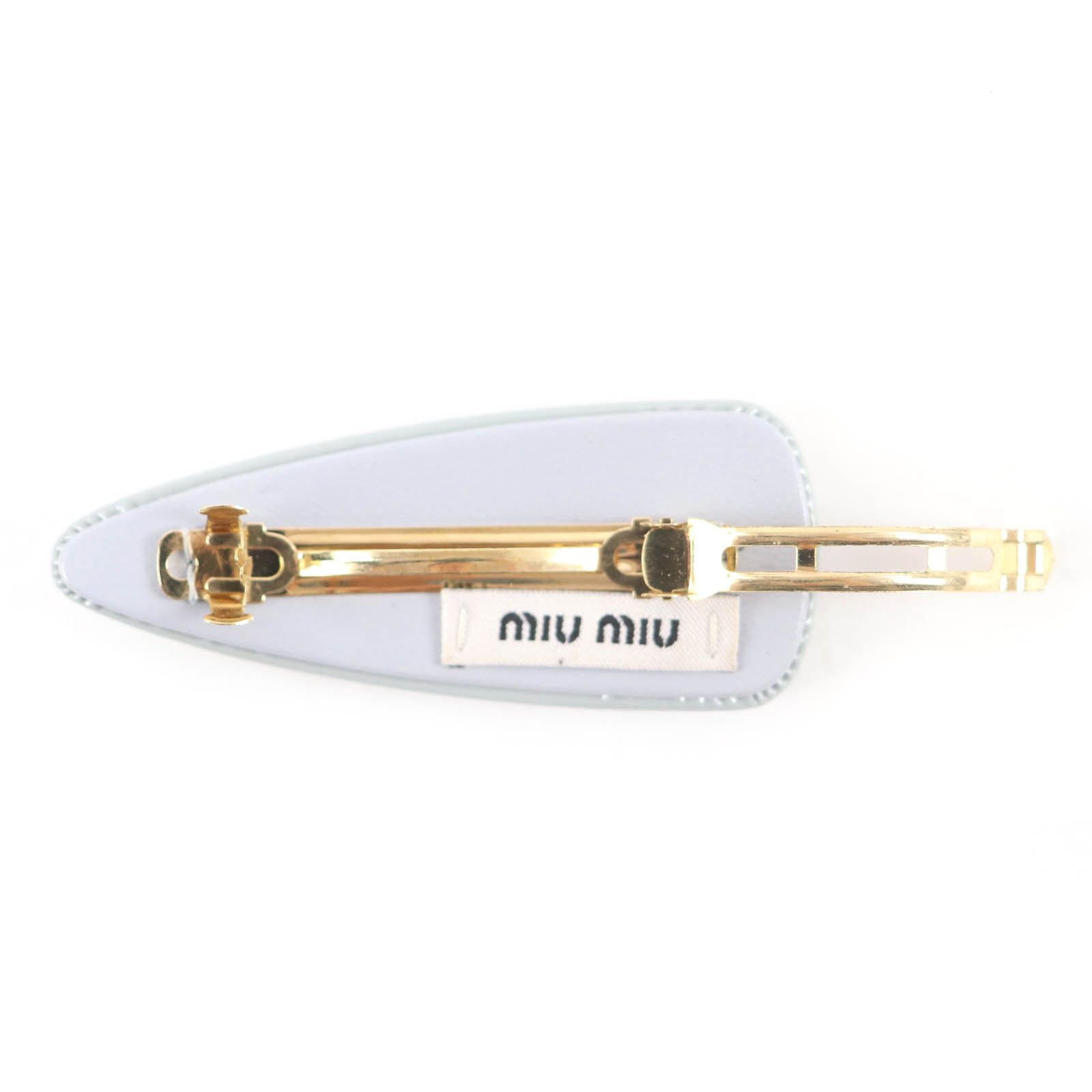 Miu Miu Miu Miu Miu Miu Valletta Hair Clip Leather Other 5IF092 DUTY FREE for USA Size ONE SIZE - 5 Thumbnail
