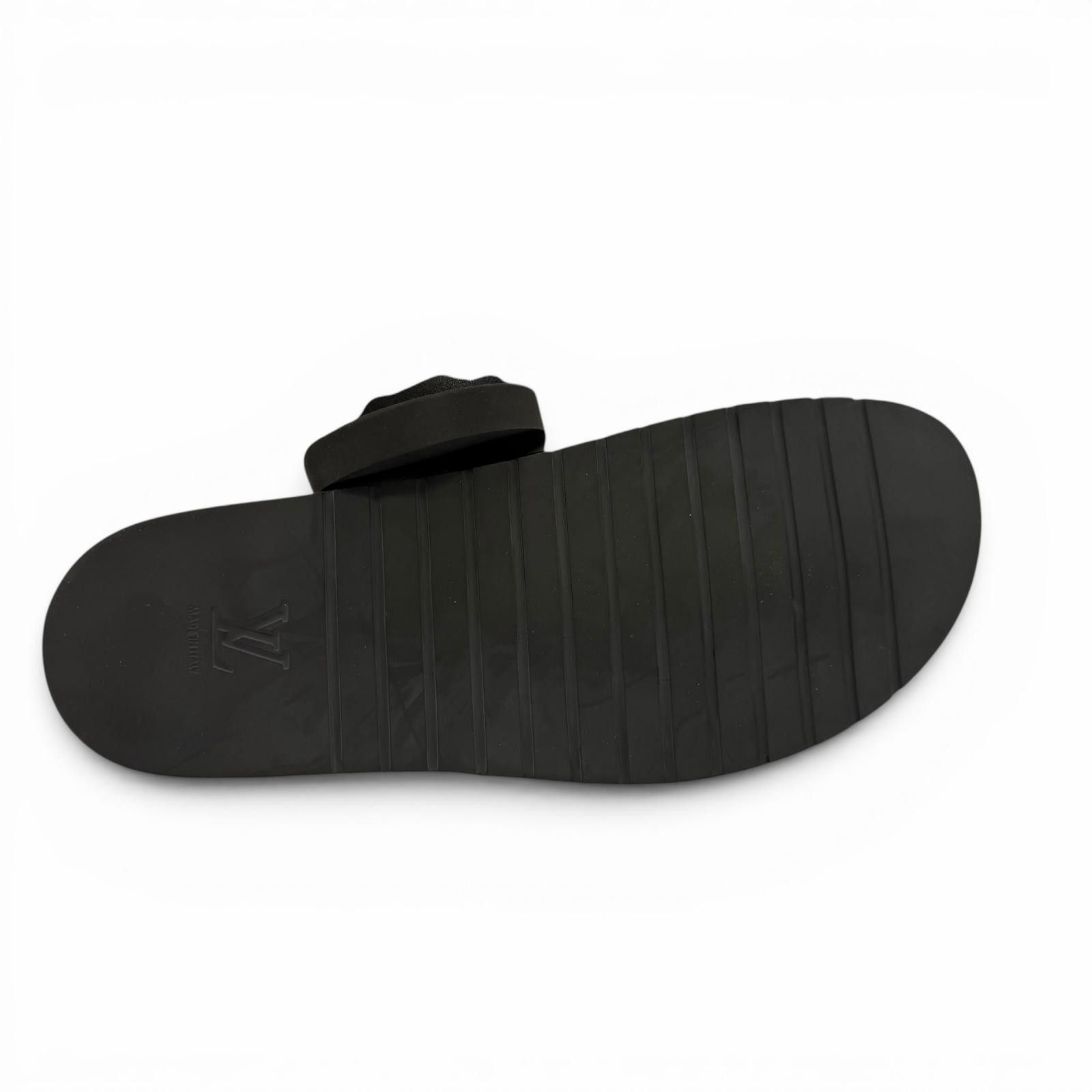 Louis Vuitton Louis Vuitton Louis Vuitton Miami Line Leather Mules Leather Shoes DUTY FREE for USA Size ONE SIZE - 4 Thumbnail