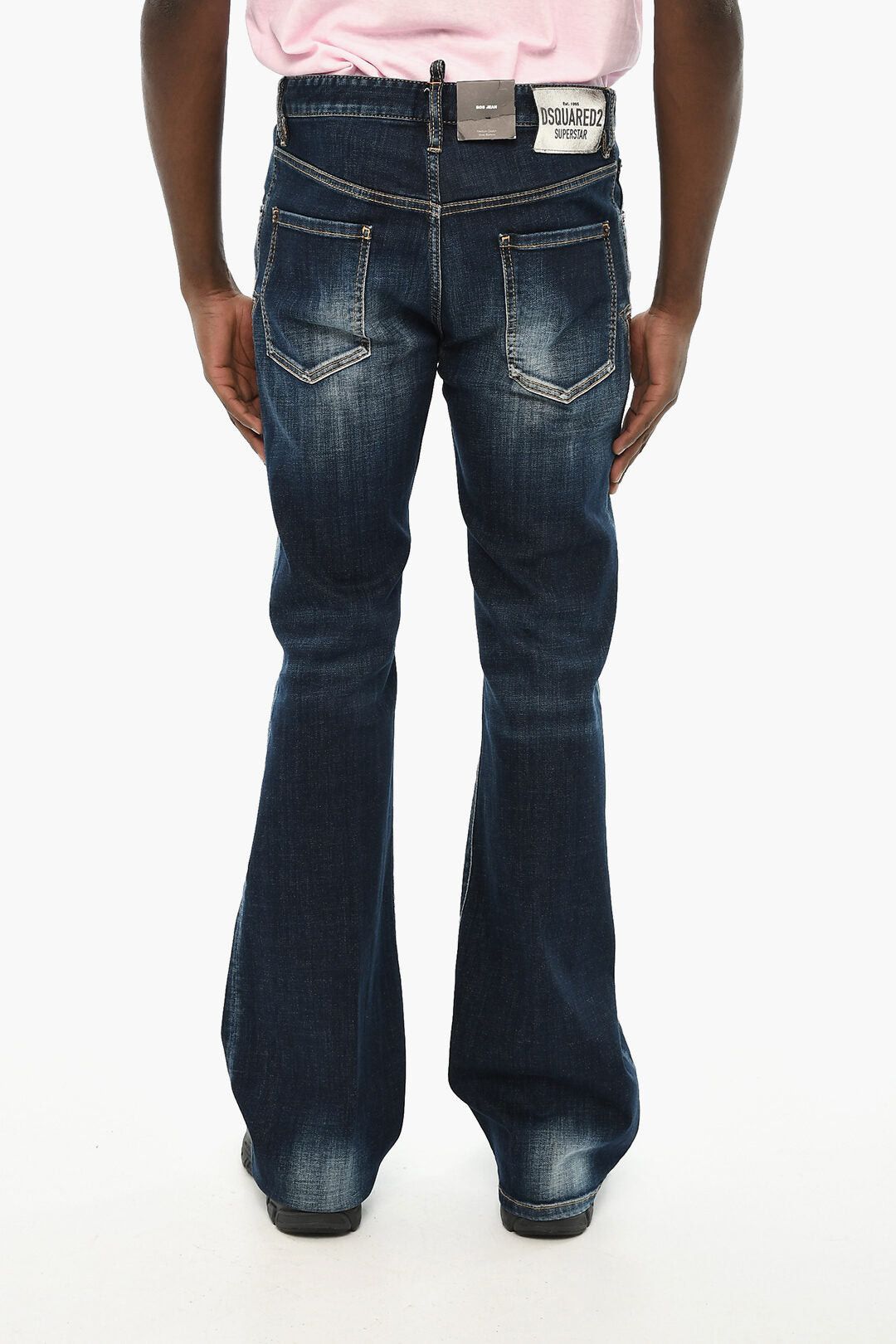 Dsquared2 Stonewashed Boot-Cut Jeans Size US 34 / EU 50 - 2 Thumbnail