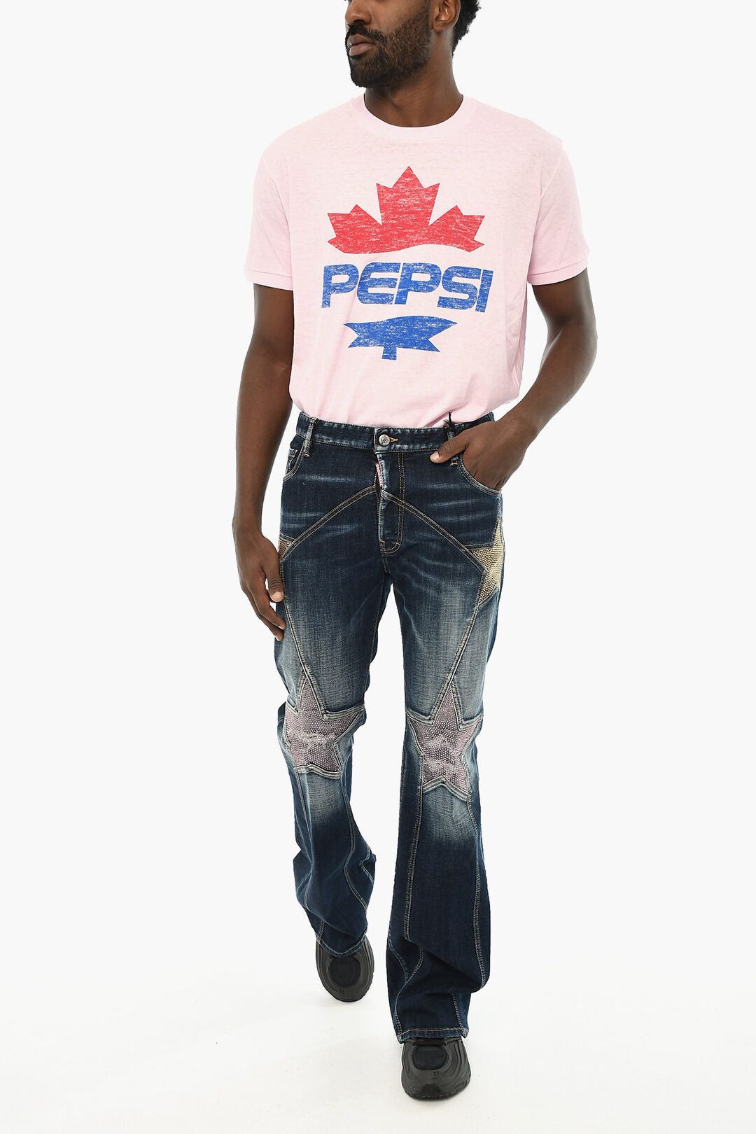 Dsquared2 Stonewashed Boot-Cut Jeans Size US 34 / EU 50 - 4 Thumbnail