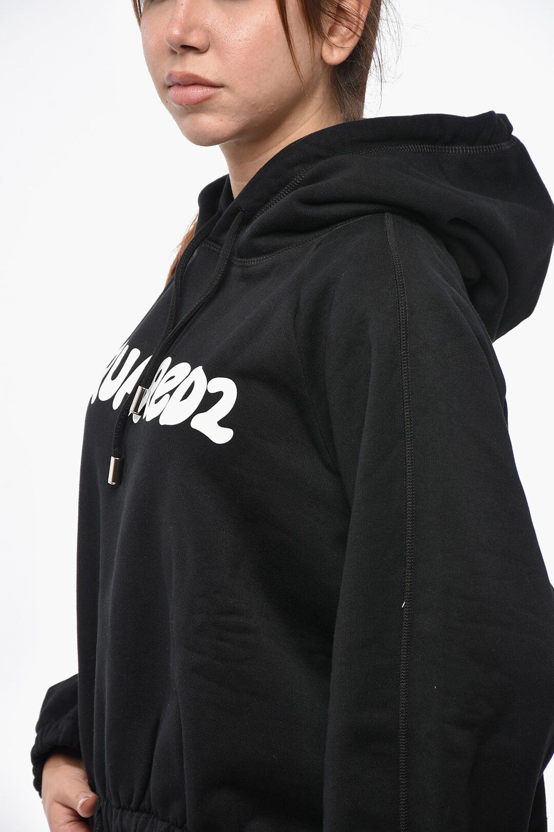 Dsquared2 Solid Hoodie ONION FIT with Elastic Hem Size M / US 6-8 / IT 42-44 - 2 Thumbnail