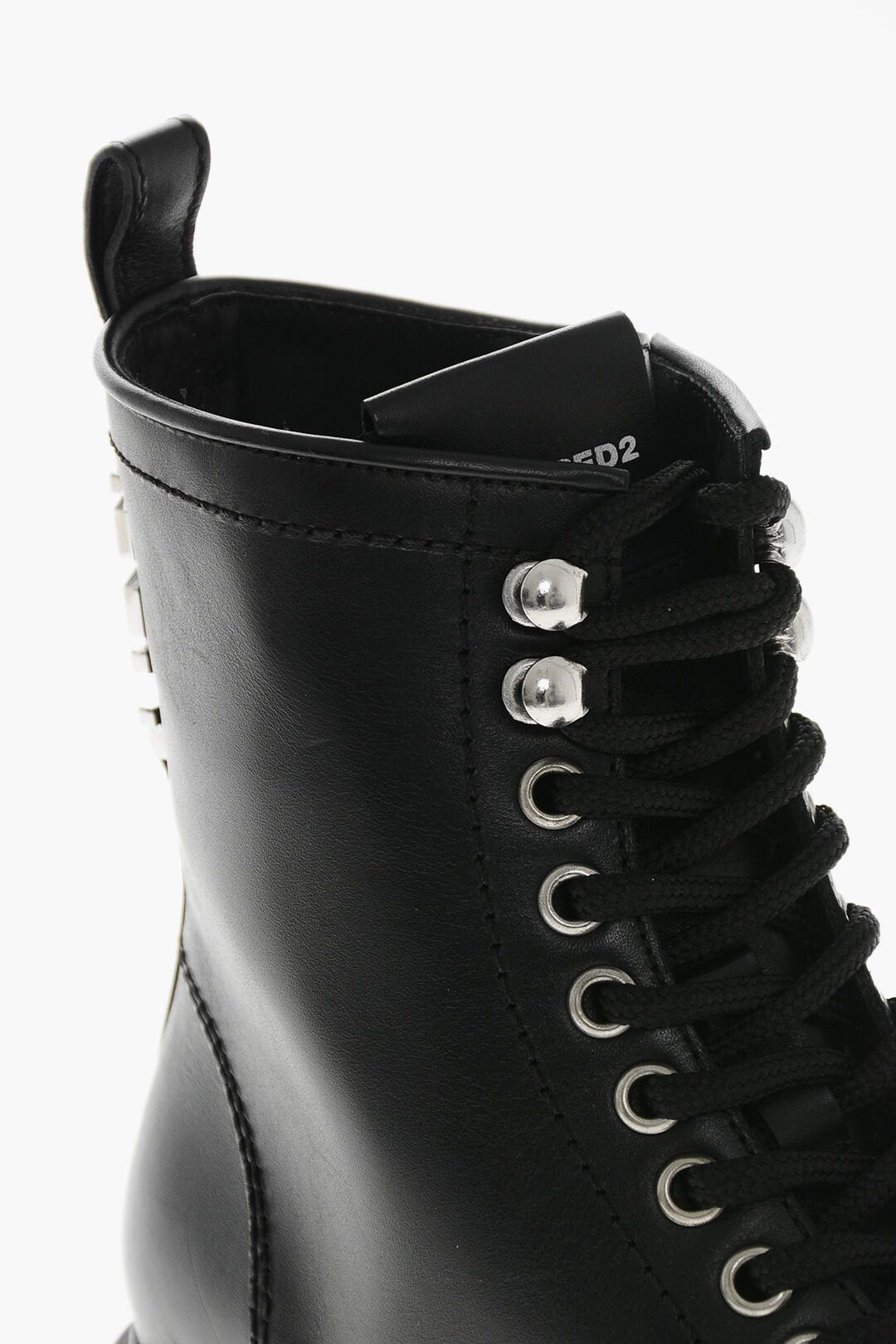 Dsquared2 Leather Combat Boots ICON With Inner Zip Size US 10 / IT 40 - 4 Thumbnail