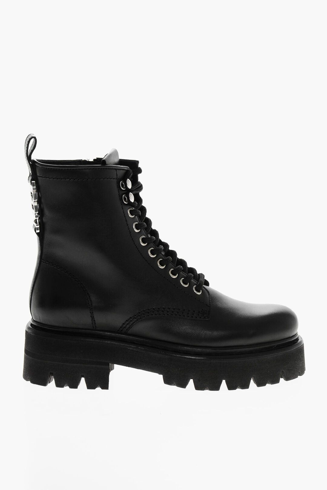 Dsquared2 Leather Combat Boots ICON With Inner Zip Size US 10 / IT 40 - 3 Thumbnail