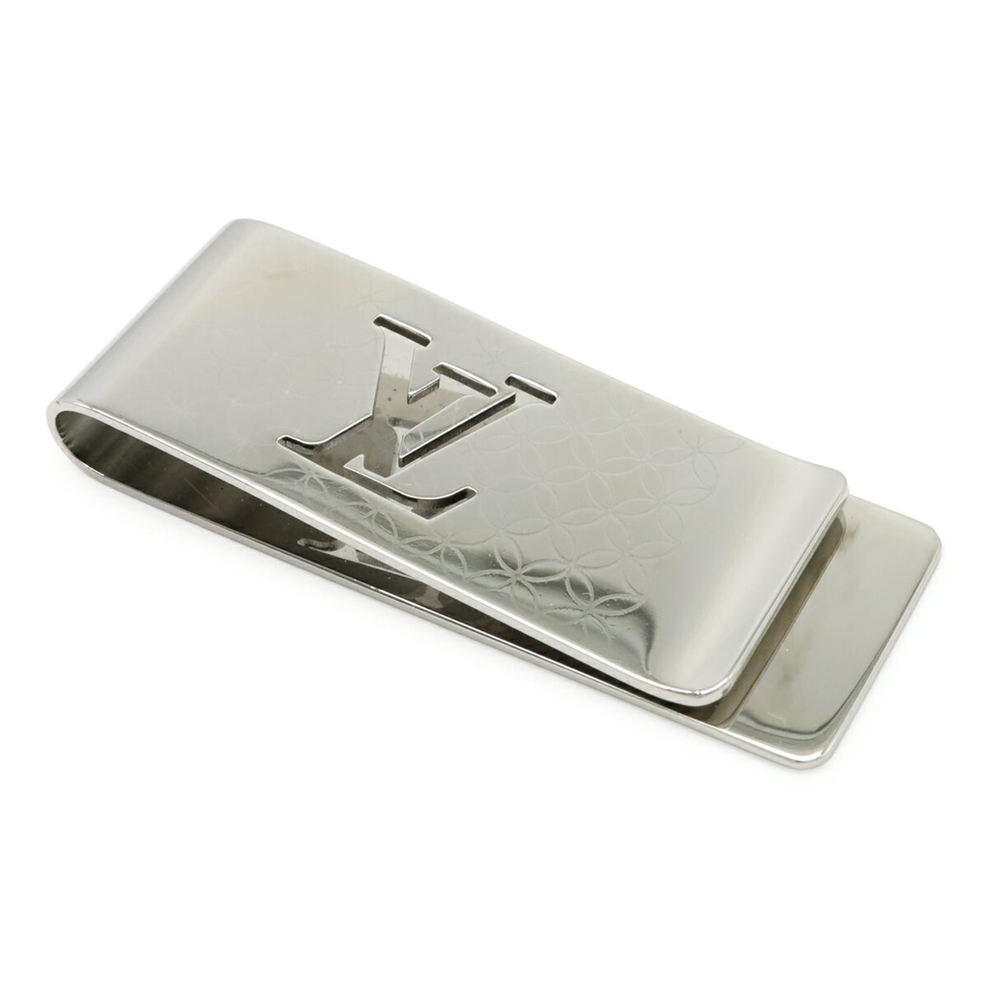 Louis Vuitton Louis Vuitton Champs-Élysées Money Clip Bill Metal Silver M65041 Size ONE SIZE - 2 Thumbnail