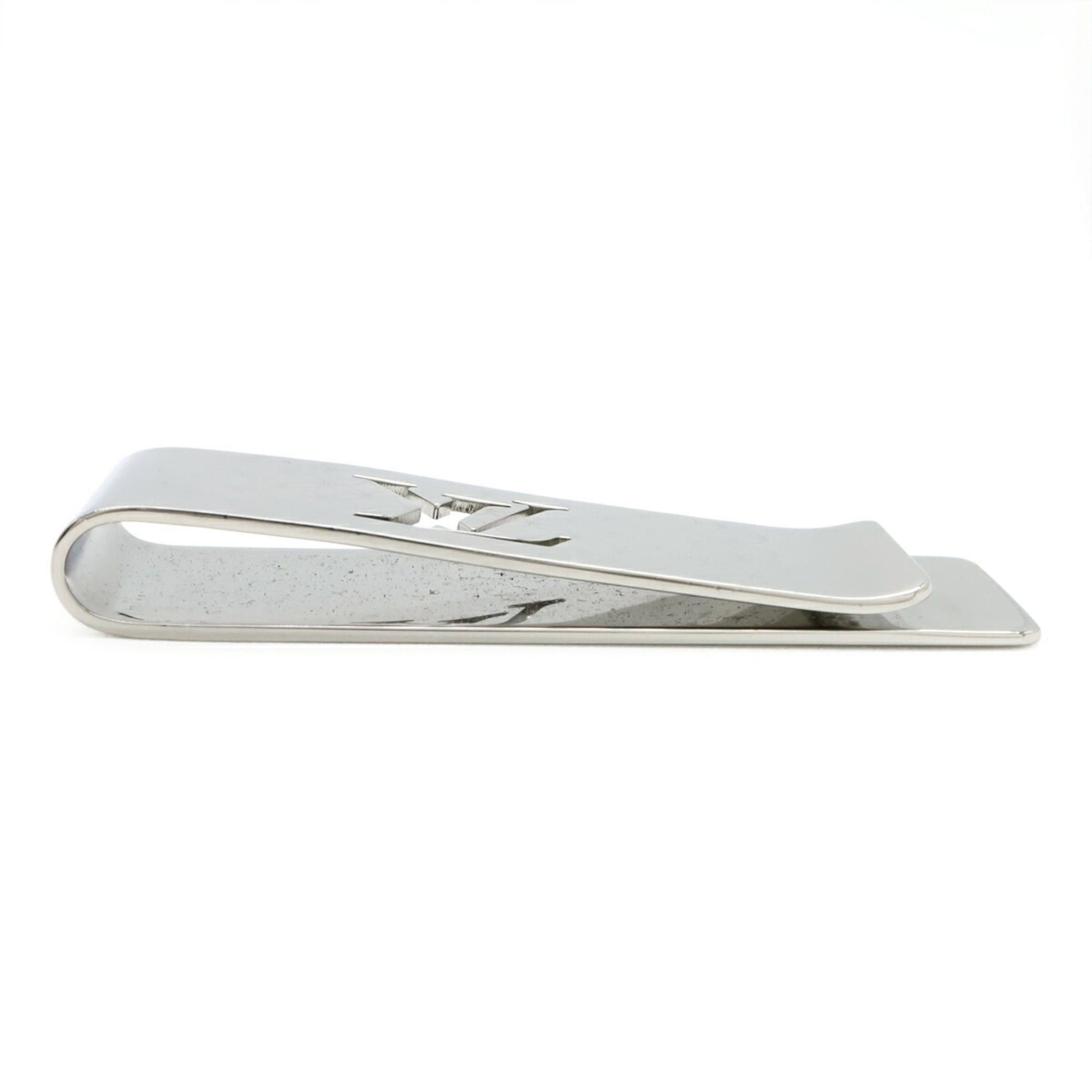 Louis Vuitton Louis Vuitton Champs-Élysées Money Clip Bill Metal Silver M65041 Size ONE SIZE - 4 Thumbnail