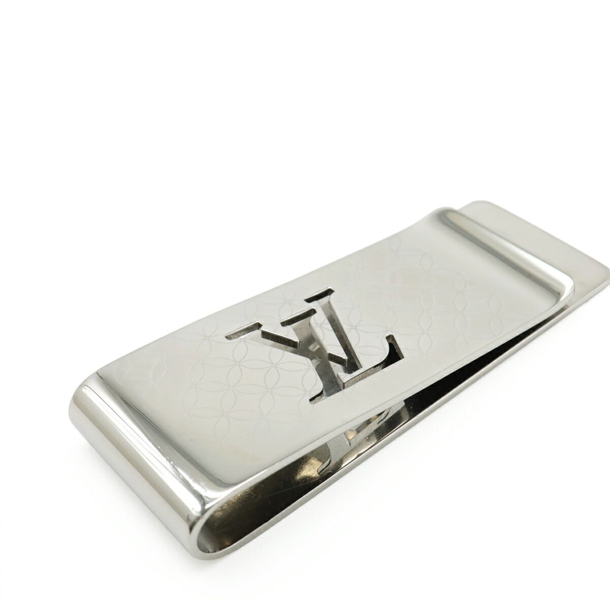 Louis Vuitton Louis Vuitton Champs-Élysées Money Clip Bill Metal Silver M65041 Size ONE SIZE - 5 Thumbnail