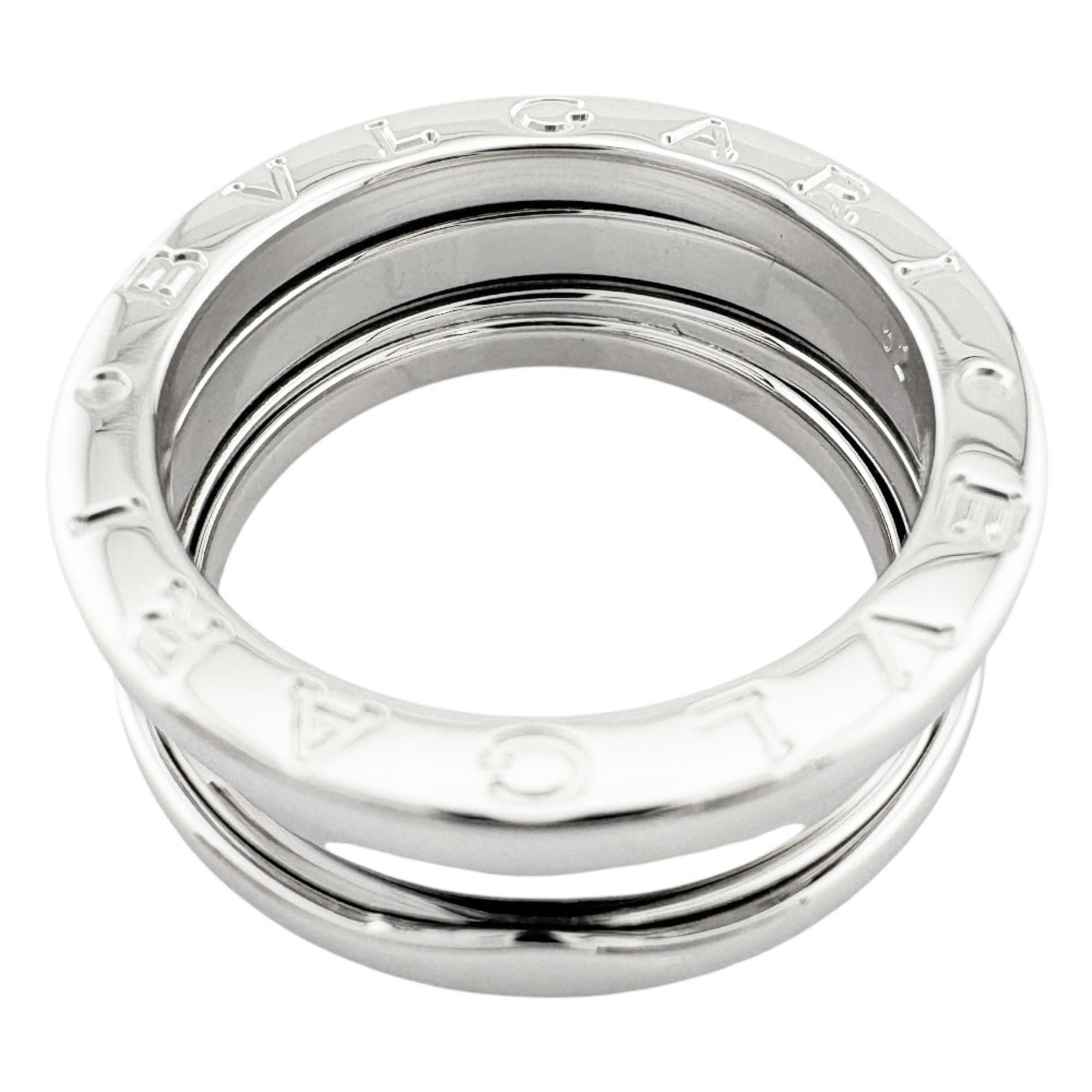 Bvlgari Bulgari B-zero.1 3-band ring, 1, 18K white gold, women's BVLGARI Size ONE SIZE - 5 Thumbnail
