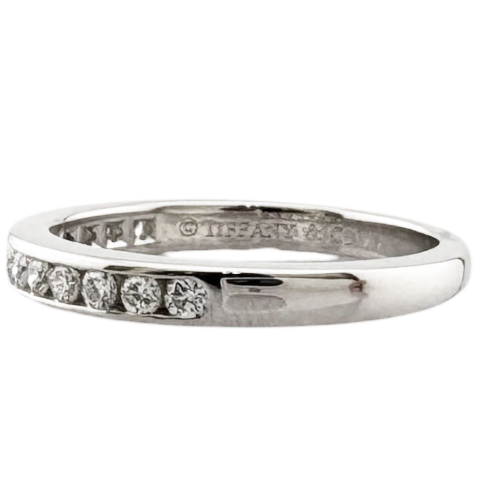 Tiffany & Co. Tiffany & Co. Half Eternity Ring, Platinum 950 with Diamonds. Size ONE SIZE - 4 Thumbnail