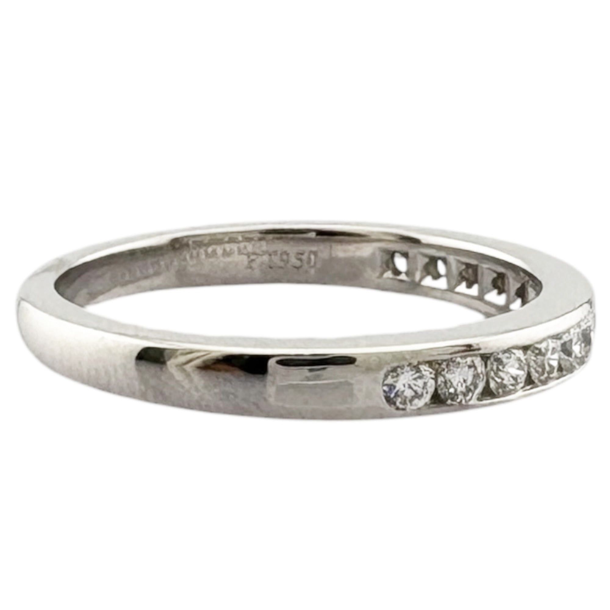Tiffany & Co. Tiffany & Co. Half Eternity Ring, Platinum 950 with Diamonds. Size ONE SIZE - 6 Thumbnail