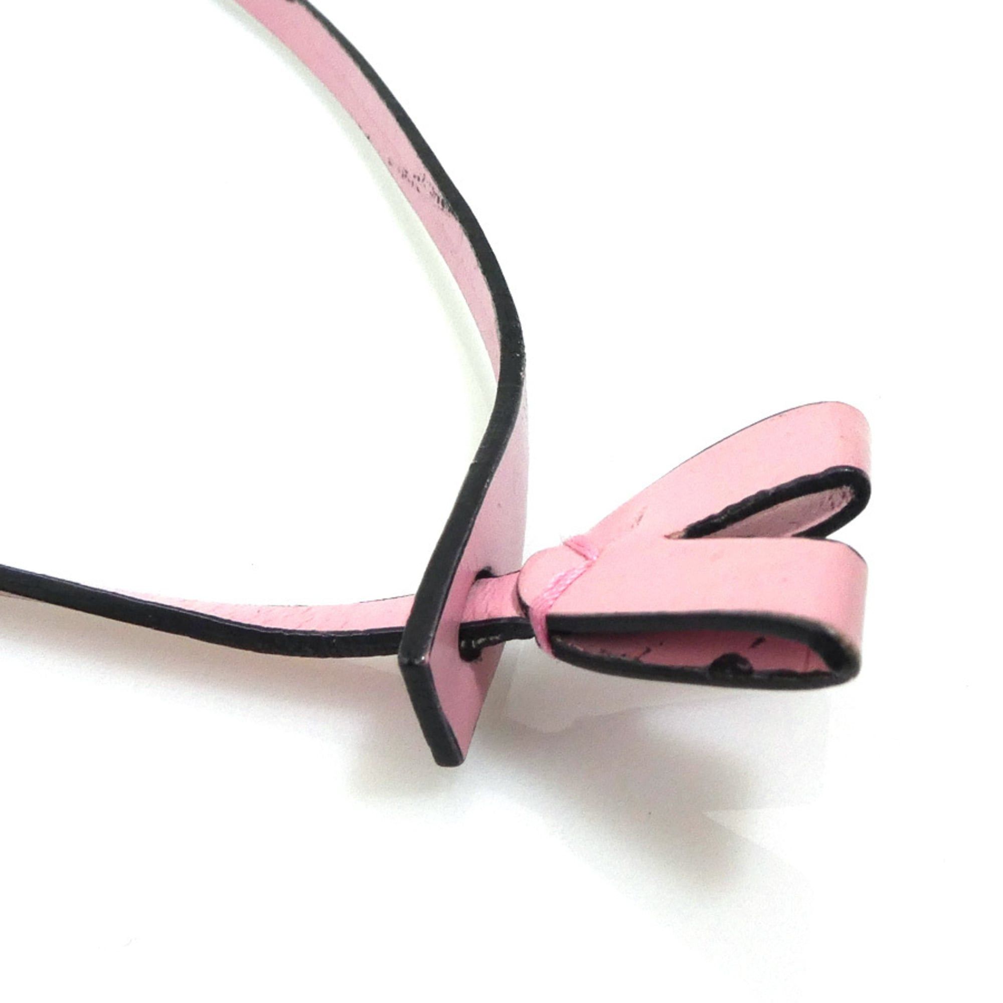 Prada Prada Pochette Leather Pink Silver Women's e61826a Size ONE SIZE - 9 Thumbnail