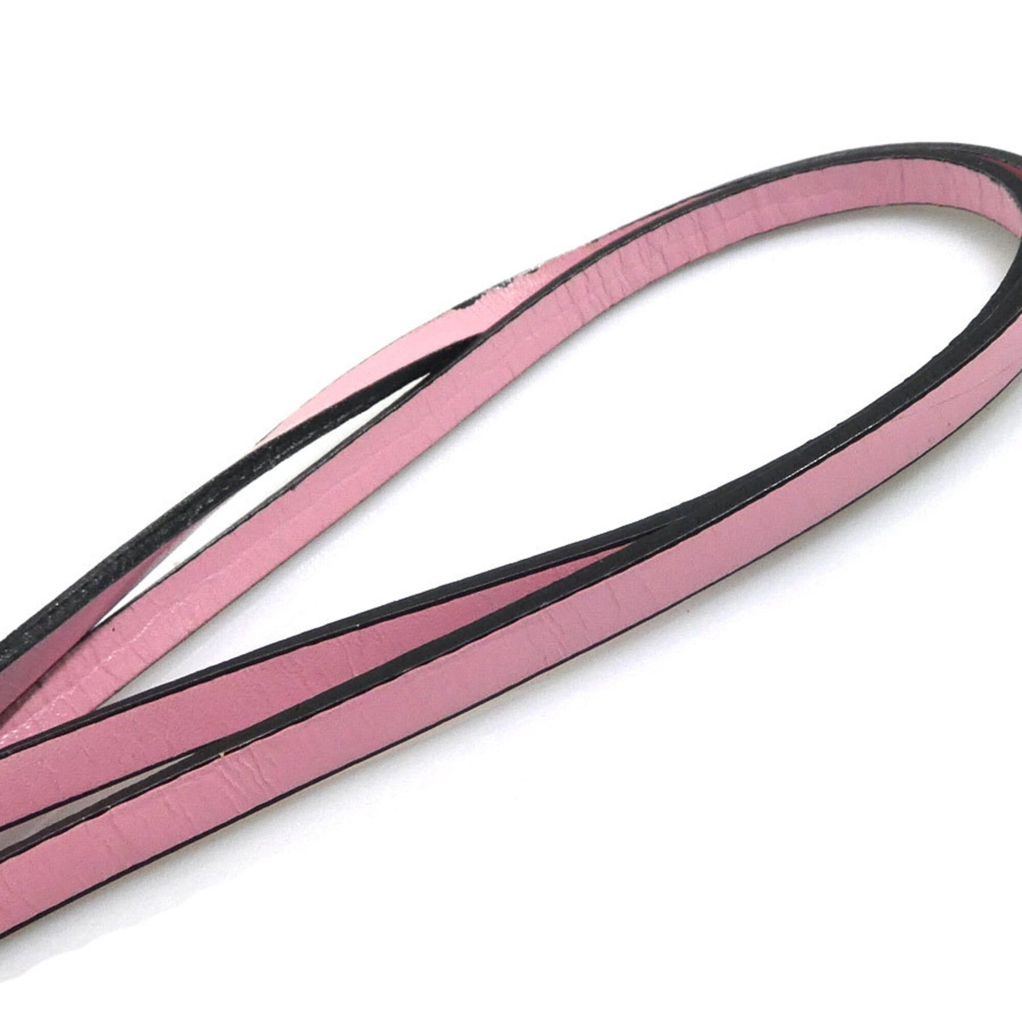 Prada Prada Pochette Leather Pink Silver Women's e61826a Size ONE SIZE - 8 Thumbnail