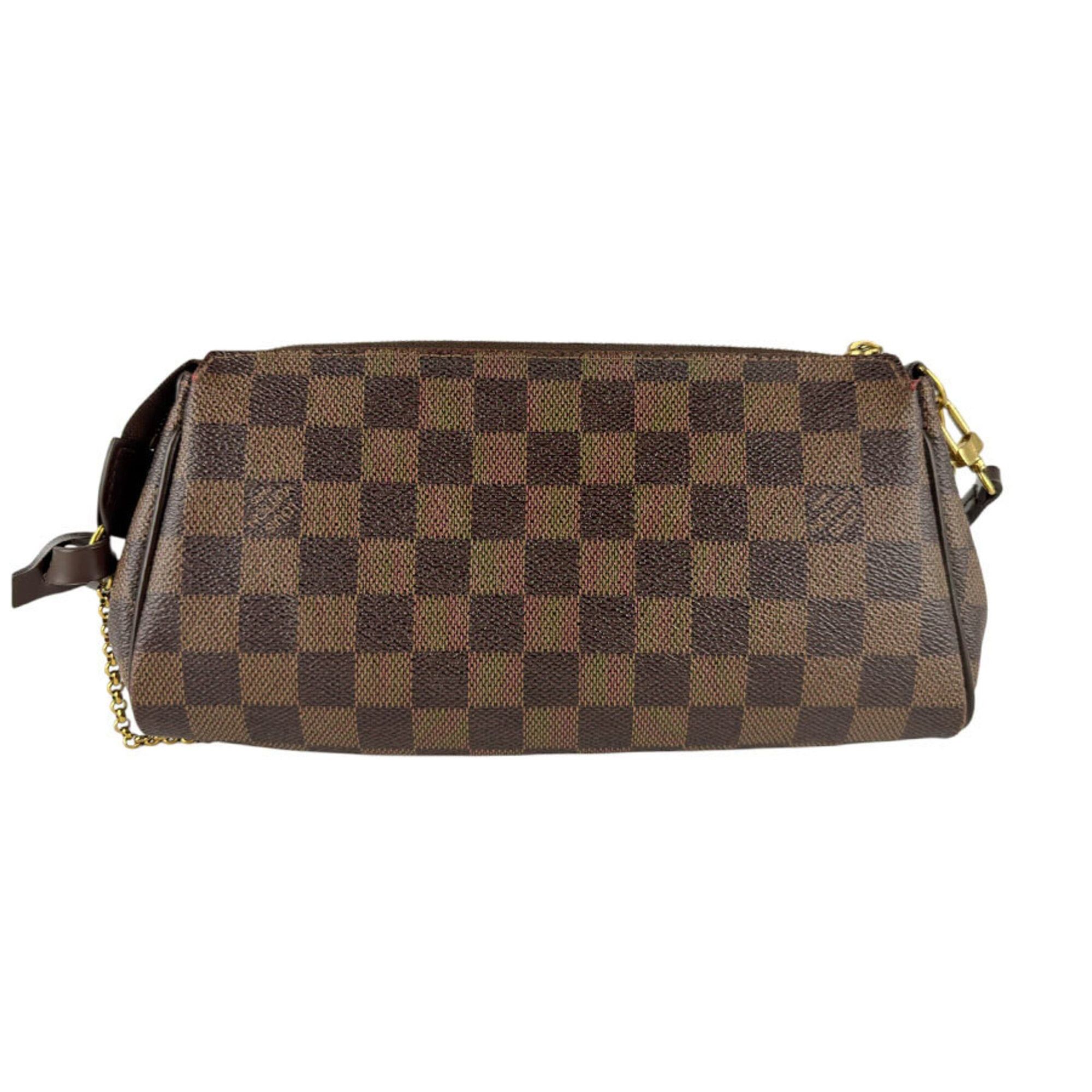Louis Vuitton Louis Vuitton Shoulder Bag Damier Eva Canvas Ebene Women's N55213 z9511 Size ONE SIZE - 3 Thumbnail