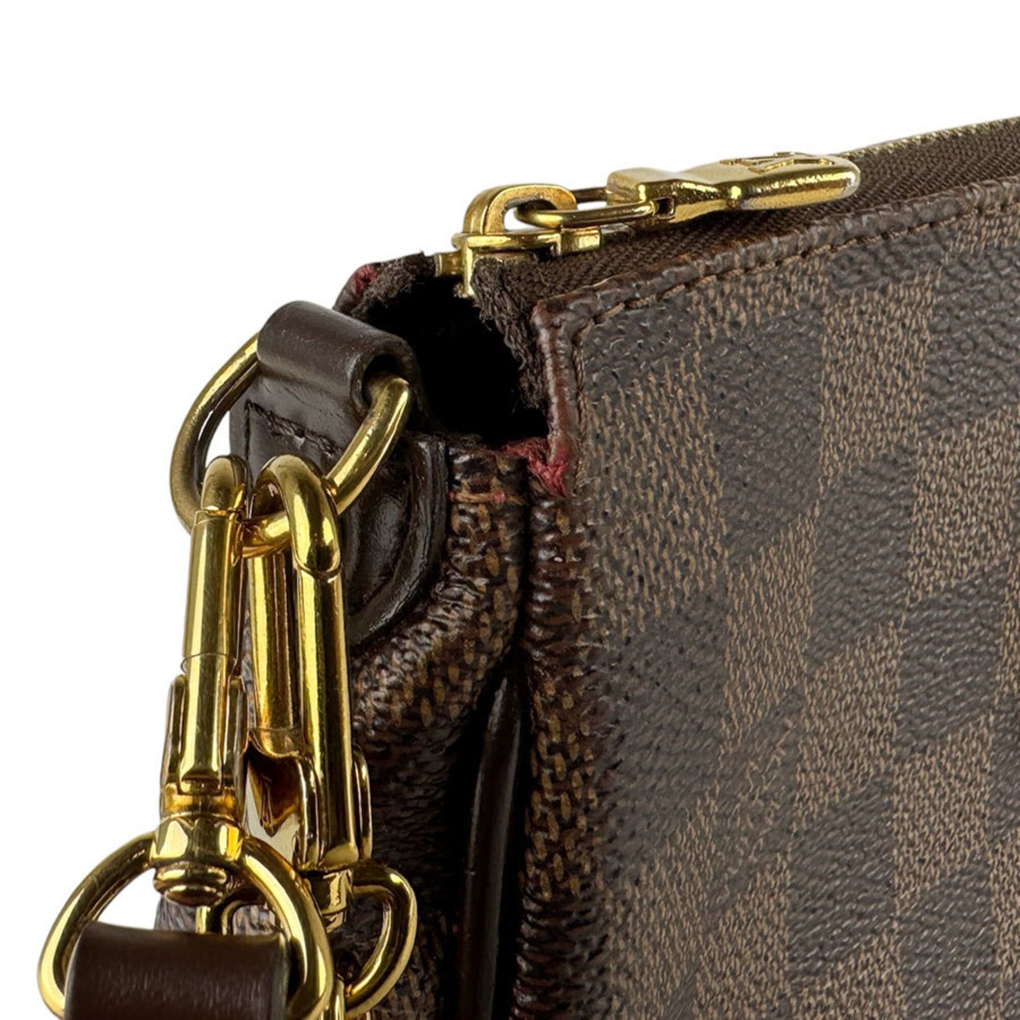 Louis Vuitton Louis Vuitton Shoulder Bag Damier Eva Canvas Ebene Women's N55213 z9511 Size ONE SIZE - 6 Thumbnail