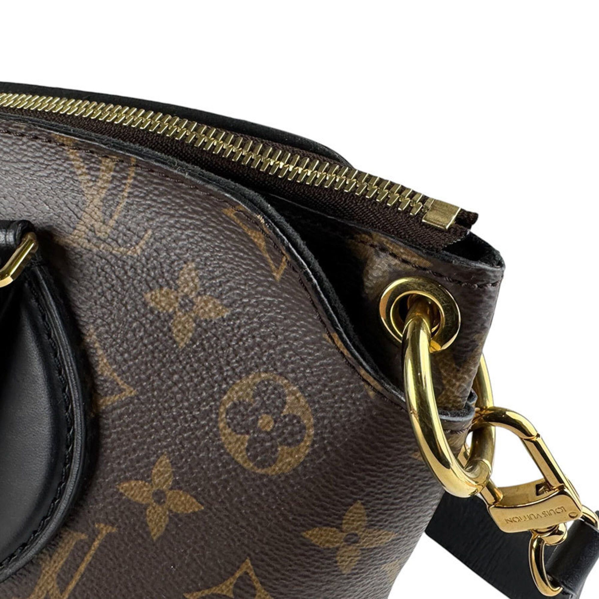 Louis Vuitton Louis Vuitton Handbag Shoulder Bag Flower Zip Tote PM Monogram Canvas Leather Brown Black Women's M44351 z9504 Size ONE SIZE - 7 Thumbnail