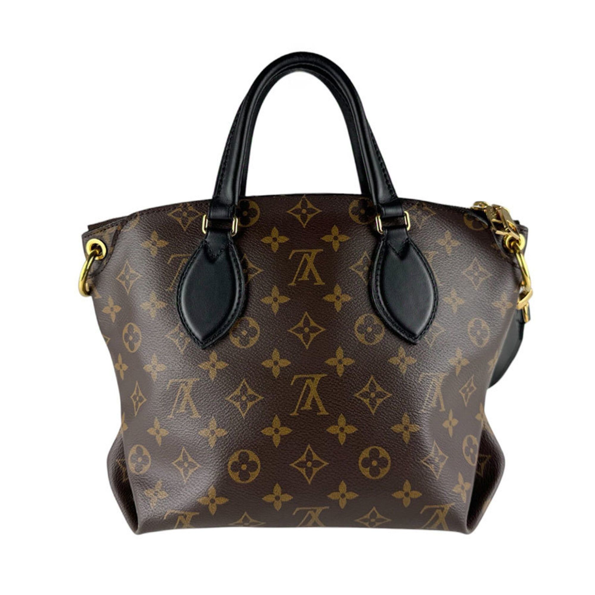 Louis Vuitton Louis Vuitton Handbag Shoulder Bag Flower Zip Tote PM Monogram Canvas Leather Brown Black Women's M44351 z9504 Size ONE SIZE - 3 Thumbnail
