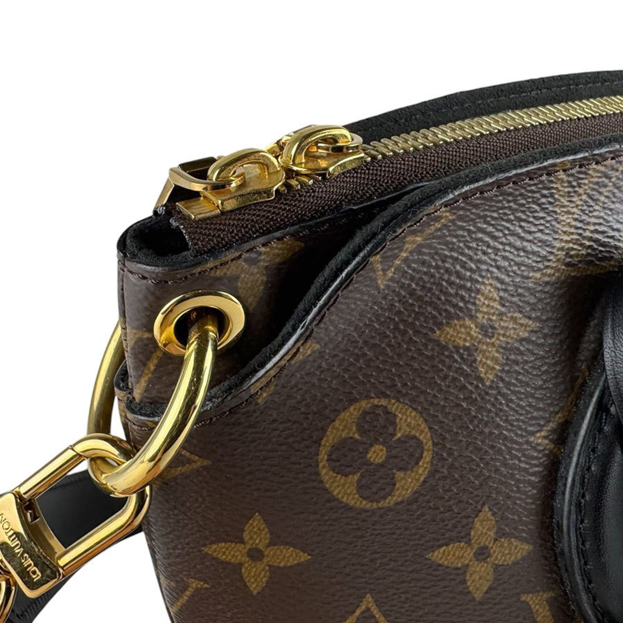 Louis Vuitton Louis Vuitton Handbag Shoulder Bag Flower Zip Tote PM Monogram Canvas Leather Brown Black Women's M44351 z9504 Size ONE SIZE - 6 Thumbnail