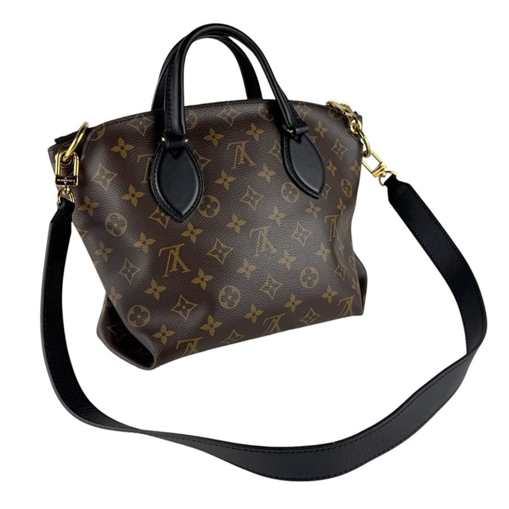 Louis Vuitton Louis Vuitton Handbag Shoulder Bag Flower Zip Tote PM Monogram Canvas Leather Brown Black Women's M44351 z9504 Size ONE SIZE - 11 Thumbnail