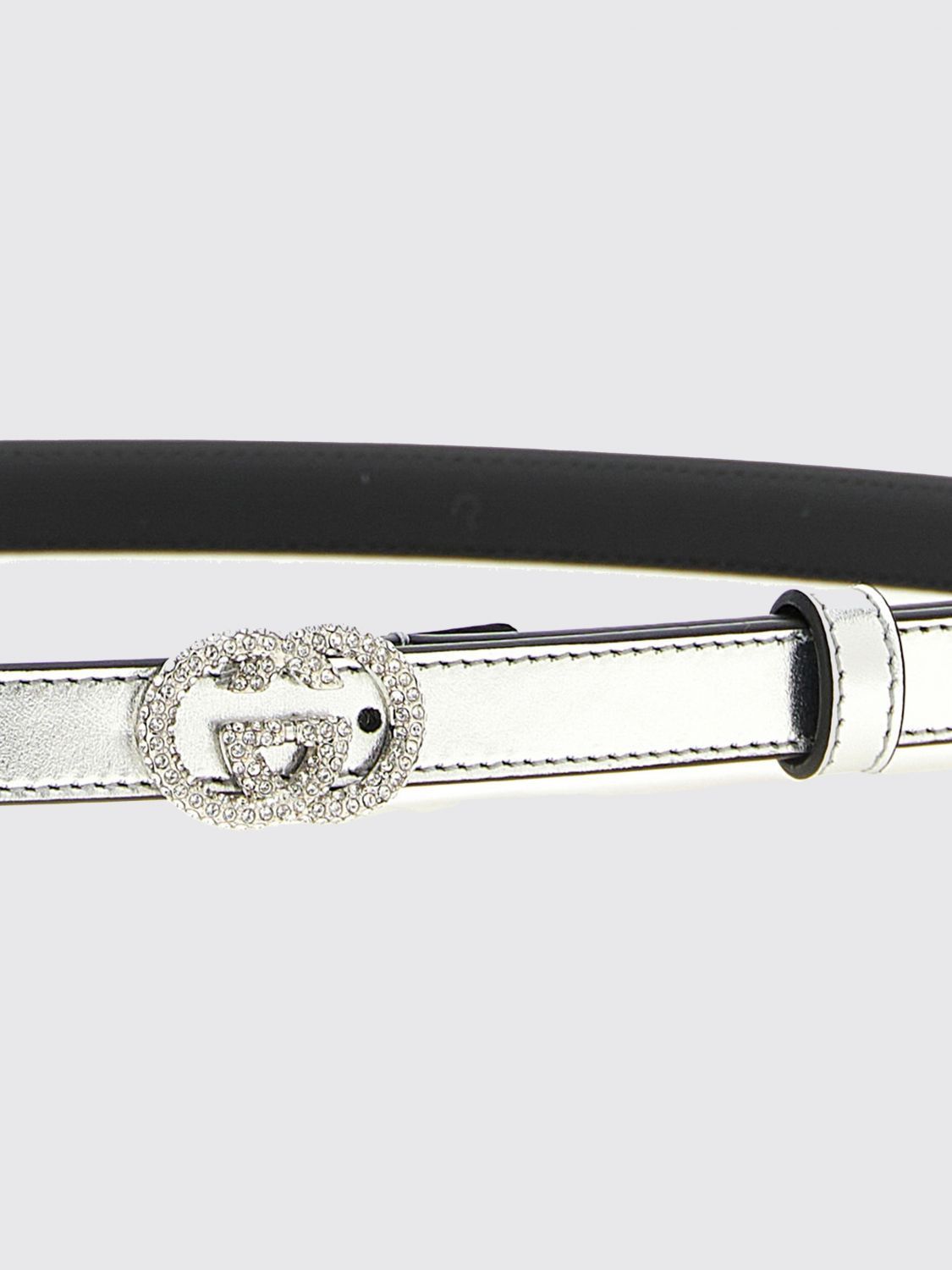Gucci Gucci Belt Woman Silver Size ONE SIZE - 3 Thumbnail