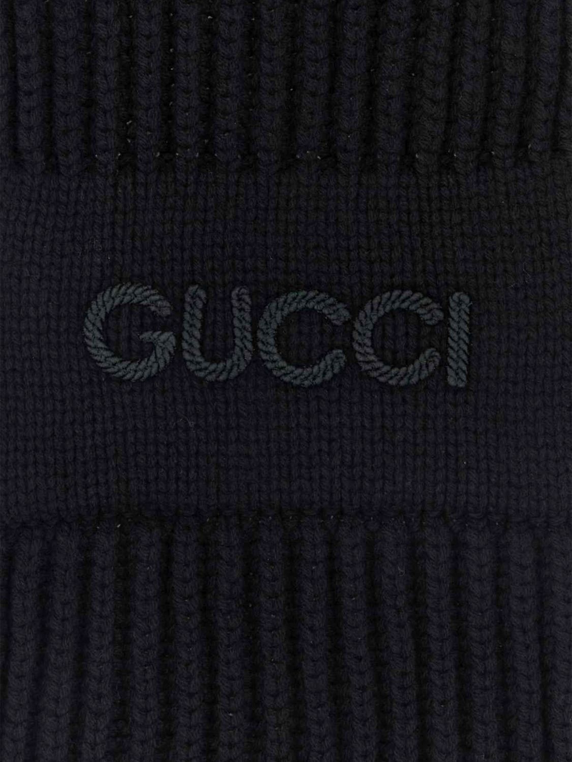 Gucci Gucci Scarf Woman Black Size ONE SIZE - 3 Thumbnail