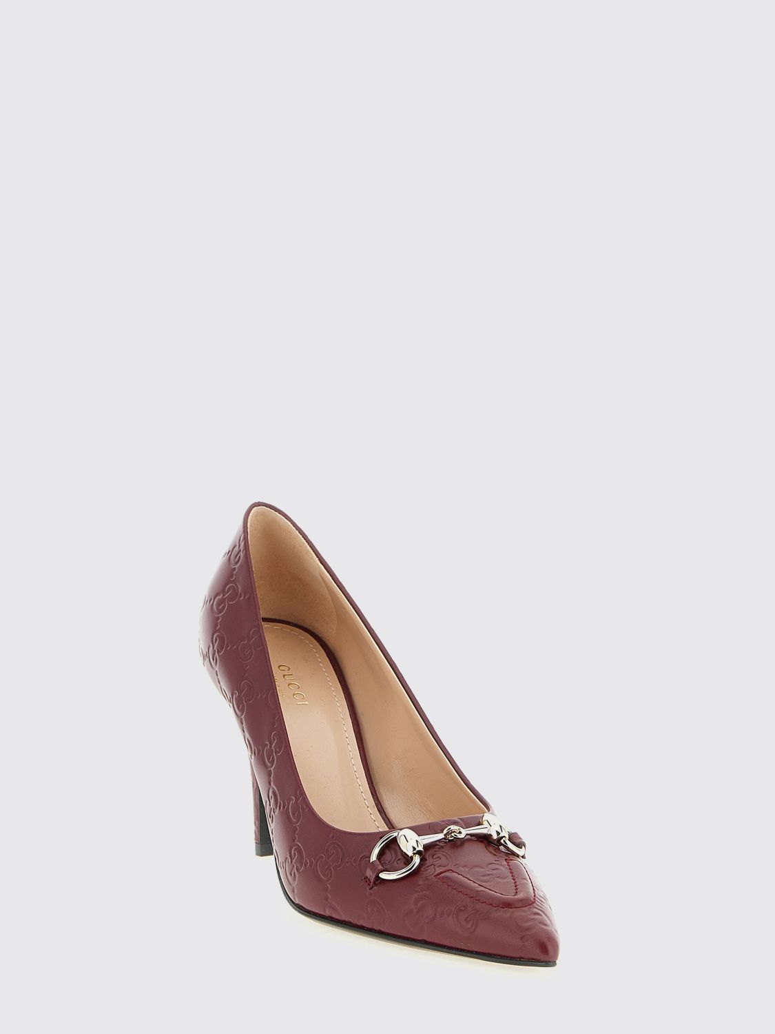 Gucci Gucci Pump Woman Burgundy Size US 7.5 / IT 37.5 - 2 Thumbnail
