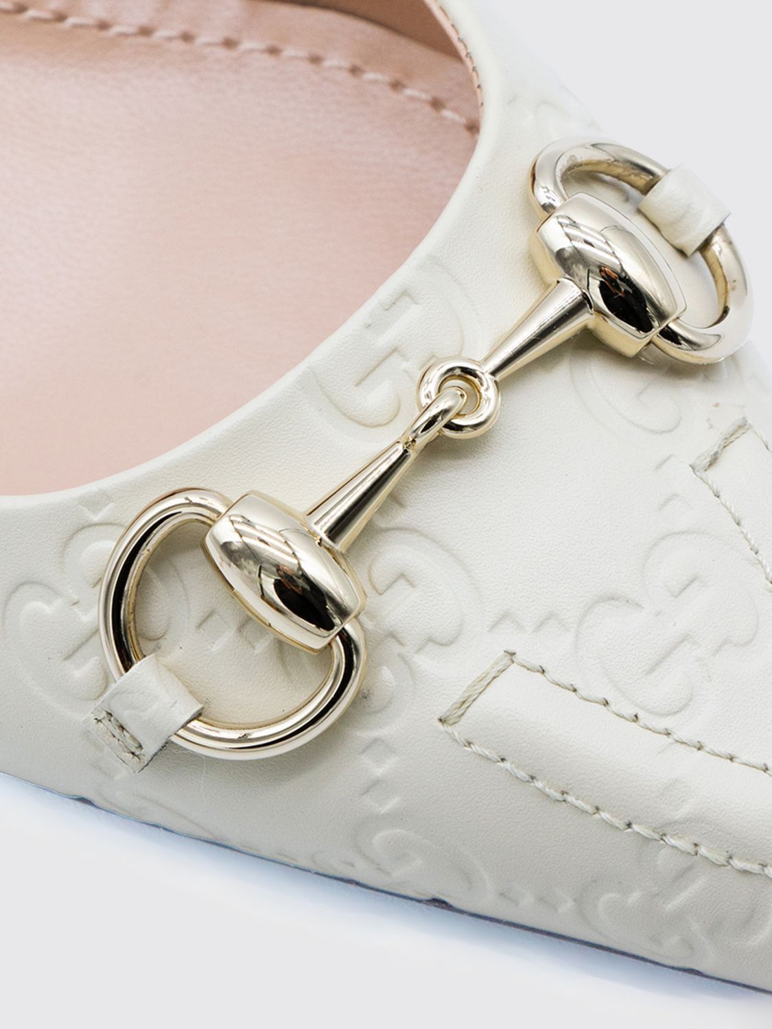 Gucci Gucci Pump Woman White Size US 7 / IT 37 - 4 Thumbnail