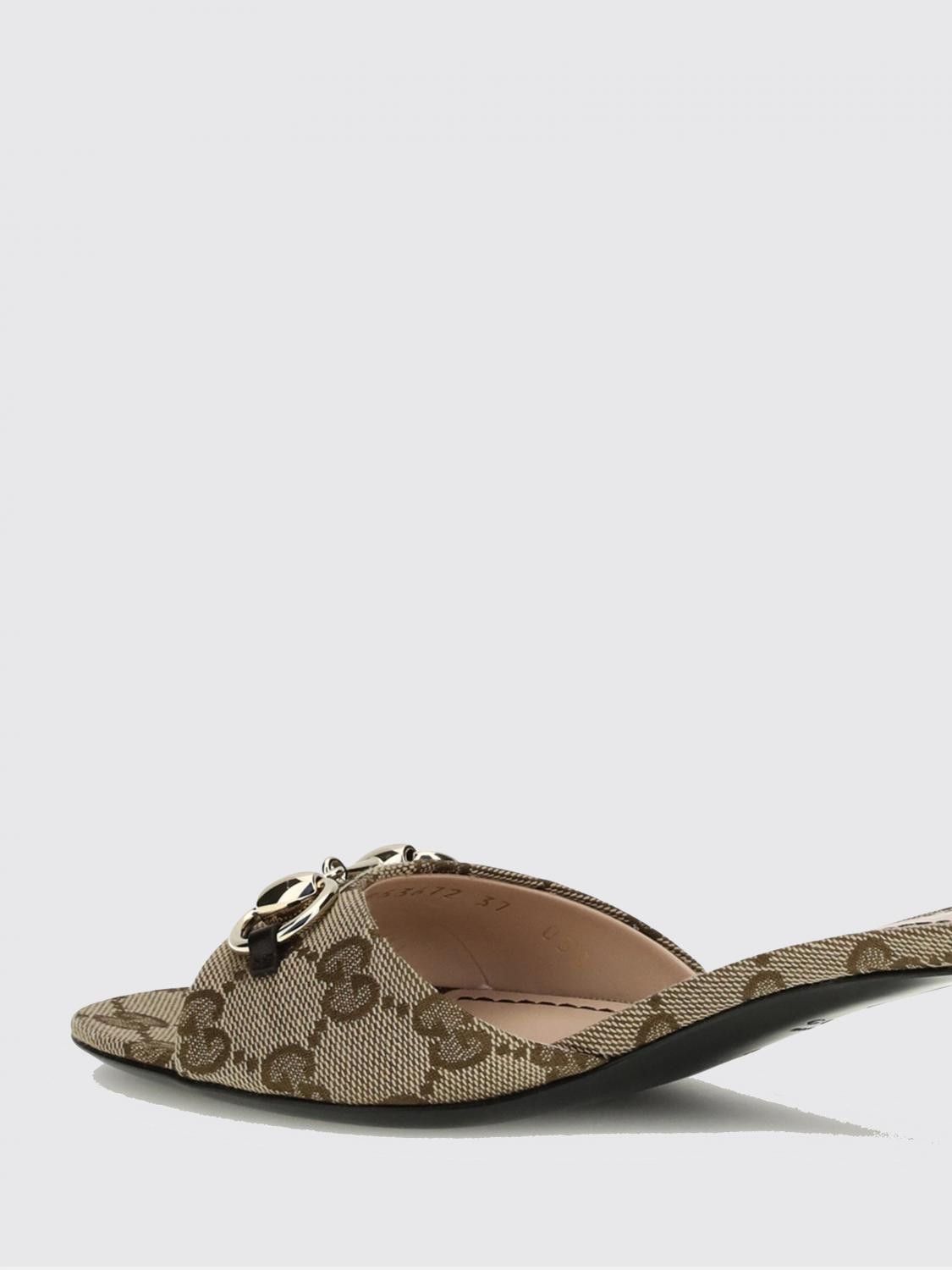 Gucci Gucci Heeled Sandal Woman Beige Size US 7.5 / IT 37.5 - 3 Thumbnail