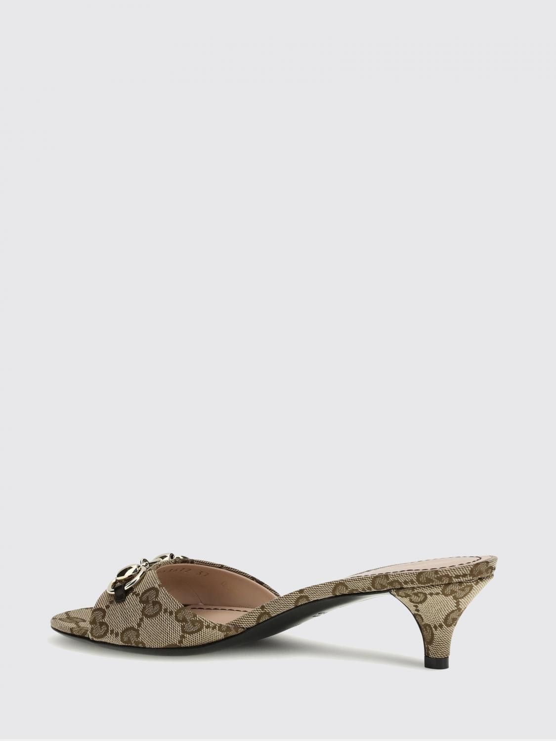 Gucci Gucci Heeled Sandal Woman Beige Size US 8.5 / IT 38.5 - 2 Thumbnail