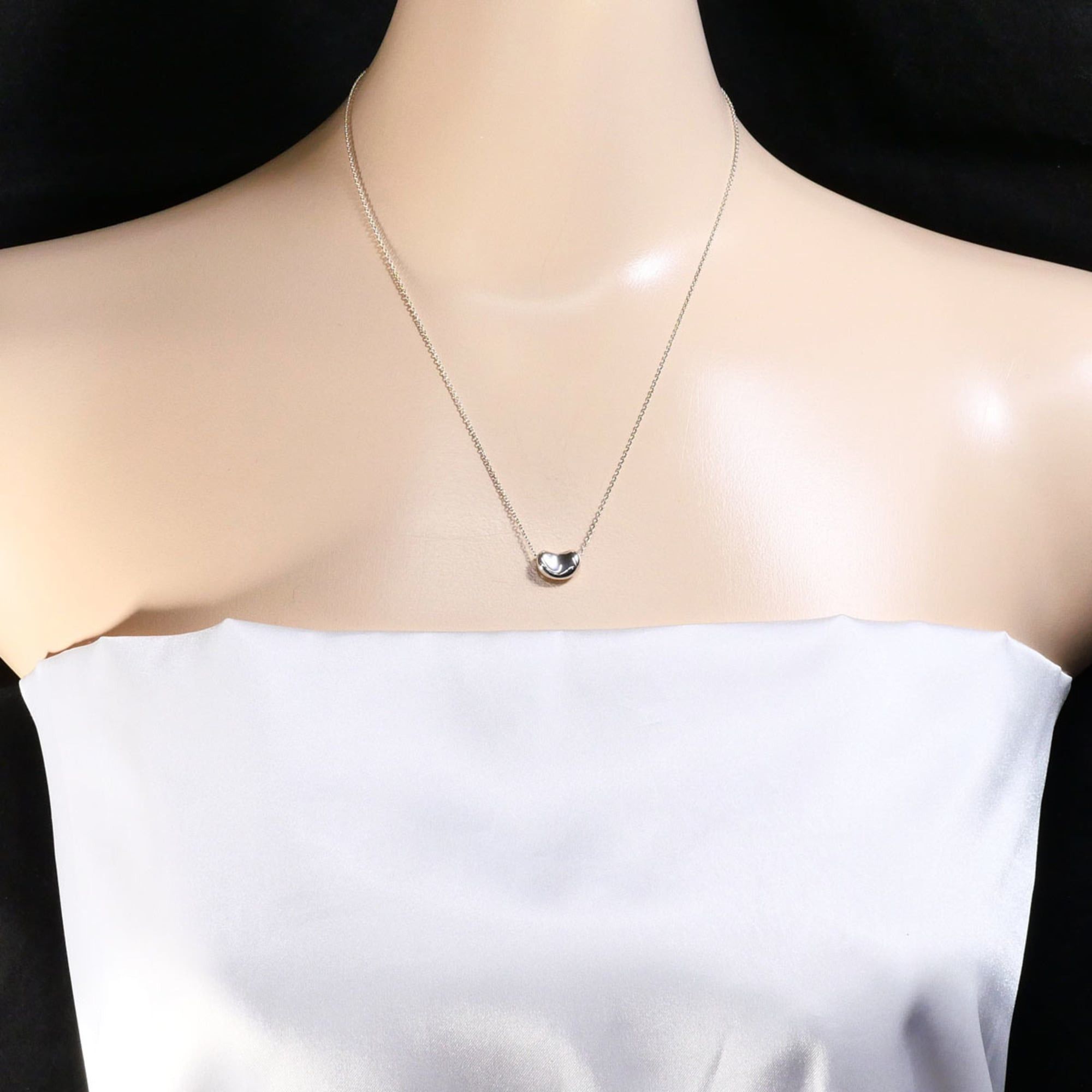 Tiffany & Co. Tiffany & Co. Bean Silver Necklace, Total Weight 3.0g, 44cm, Like New Condition, Free Gift Wrapping. Size ONE SIZE - 6 Thumbnail