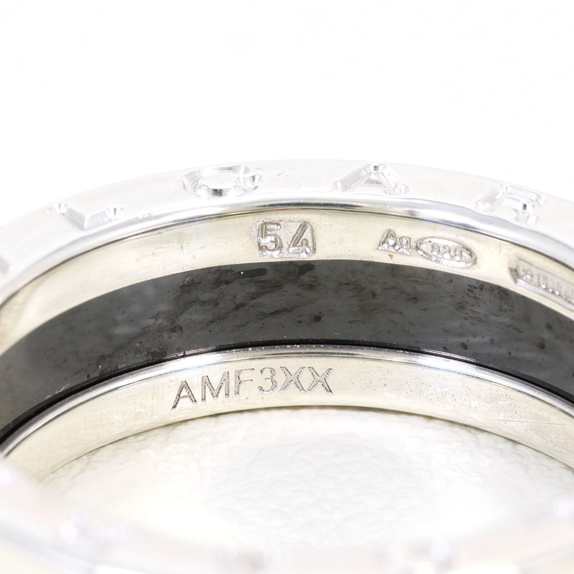 Bvlgari BVLGARI Save the Children Silver Ceramic Ring, Size 1, Total Weight 6.3g, Like New, Gift Wrapping Available. Size ONE SIZE - 4 Thumbnail