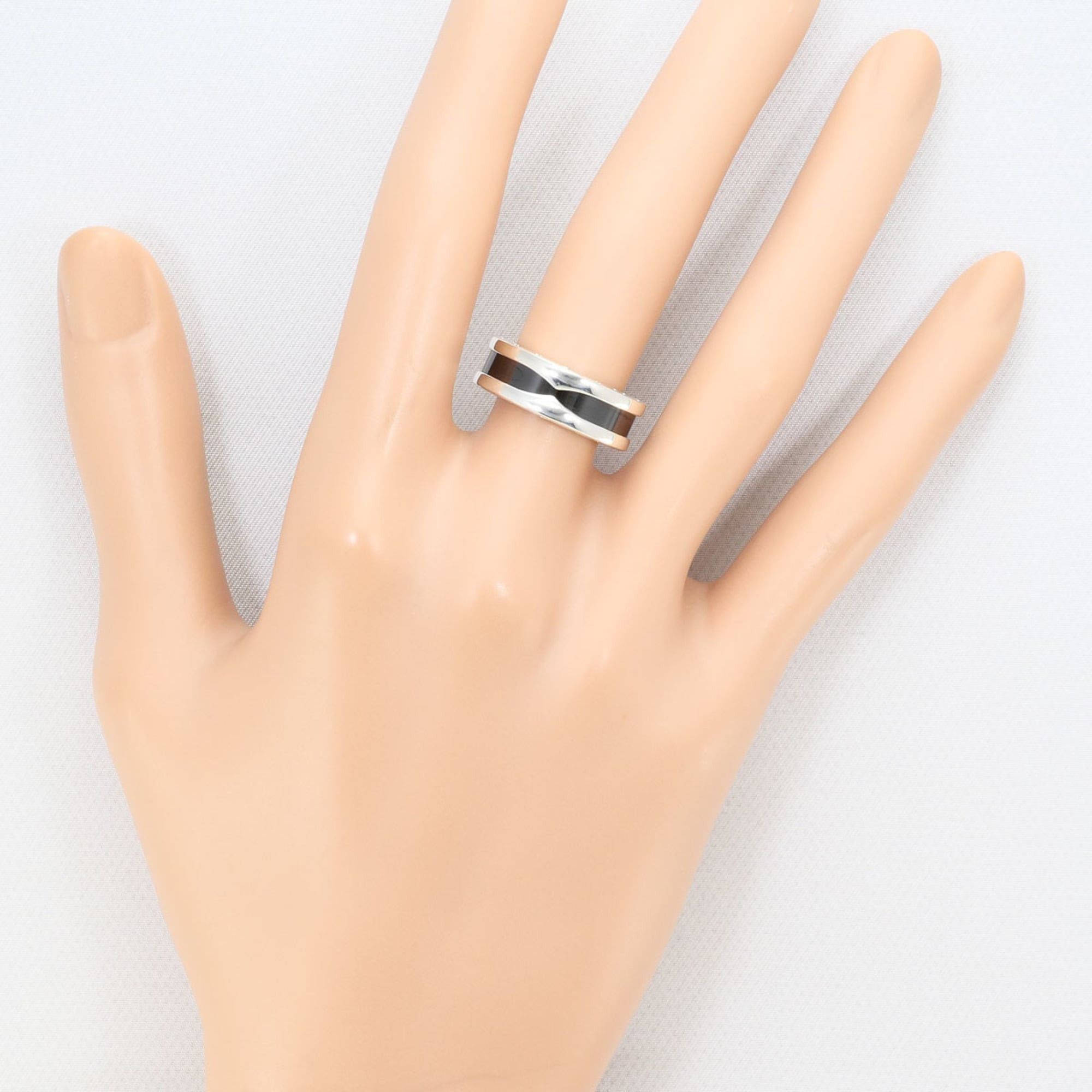Bvlgari BVLGARI Save the Children Silver Ceramic Ring, Total Weight 6.1g, Like New, Gift Wrapping Available. Size ONE SIZE - 7 Thumbnail