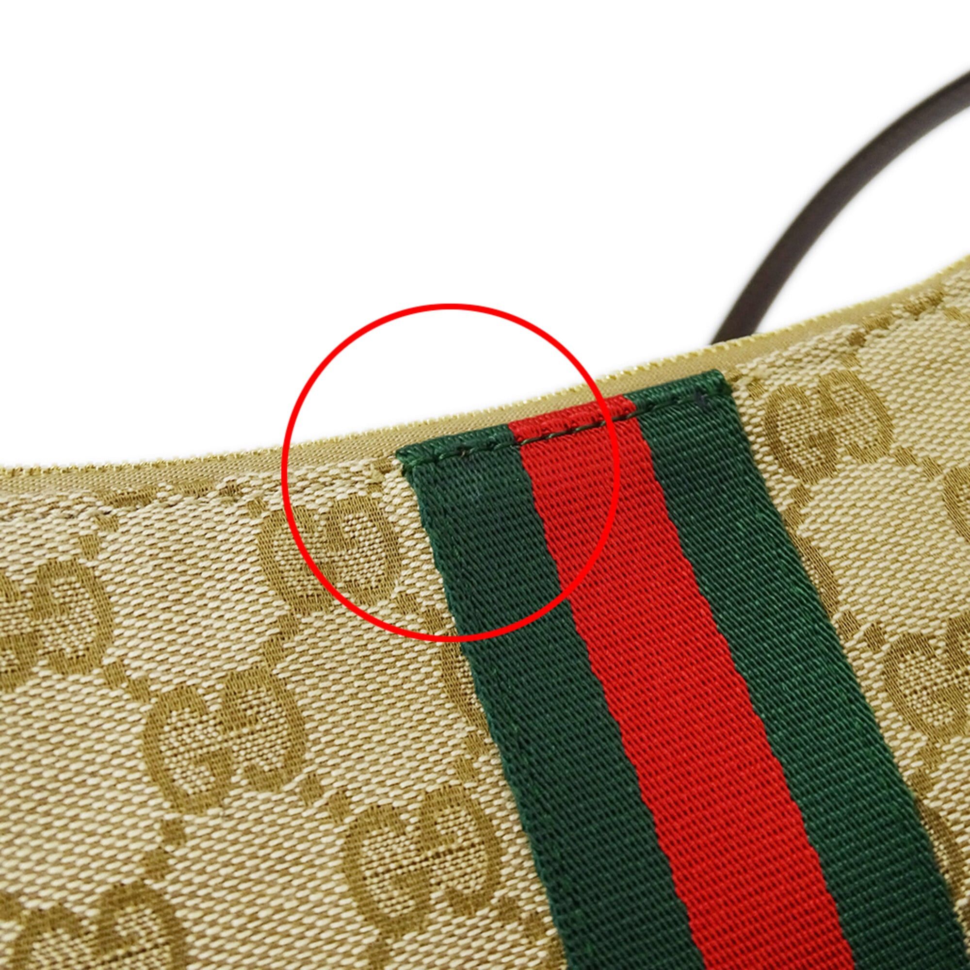 Gucci Gucci handbag for women, brand name shoulder bag, 2-way, Lunetta GG Supreme, beige/brown, 863406, mini bag Size ONE SIZE - 8 Thumbnail