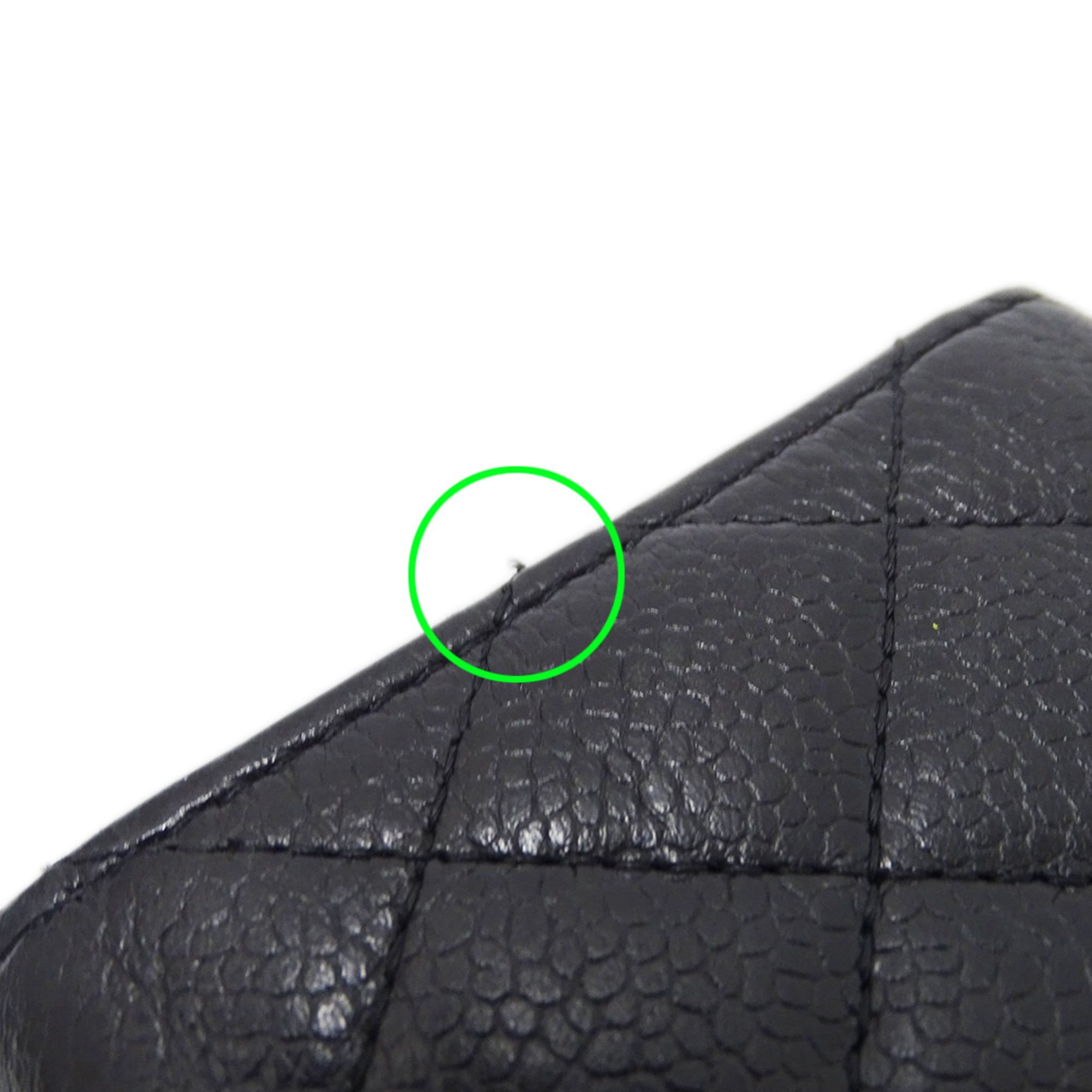 Chanel Chanel Matelassé Women's Tri-fold Wallet, Caviar Leather, Black with Silver Hardware, Mini Wallet Size ONE SIZE - 15 Thumbnail