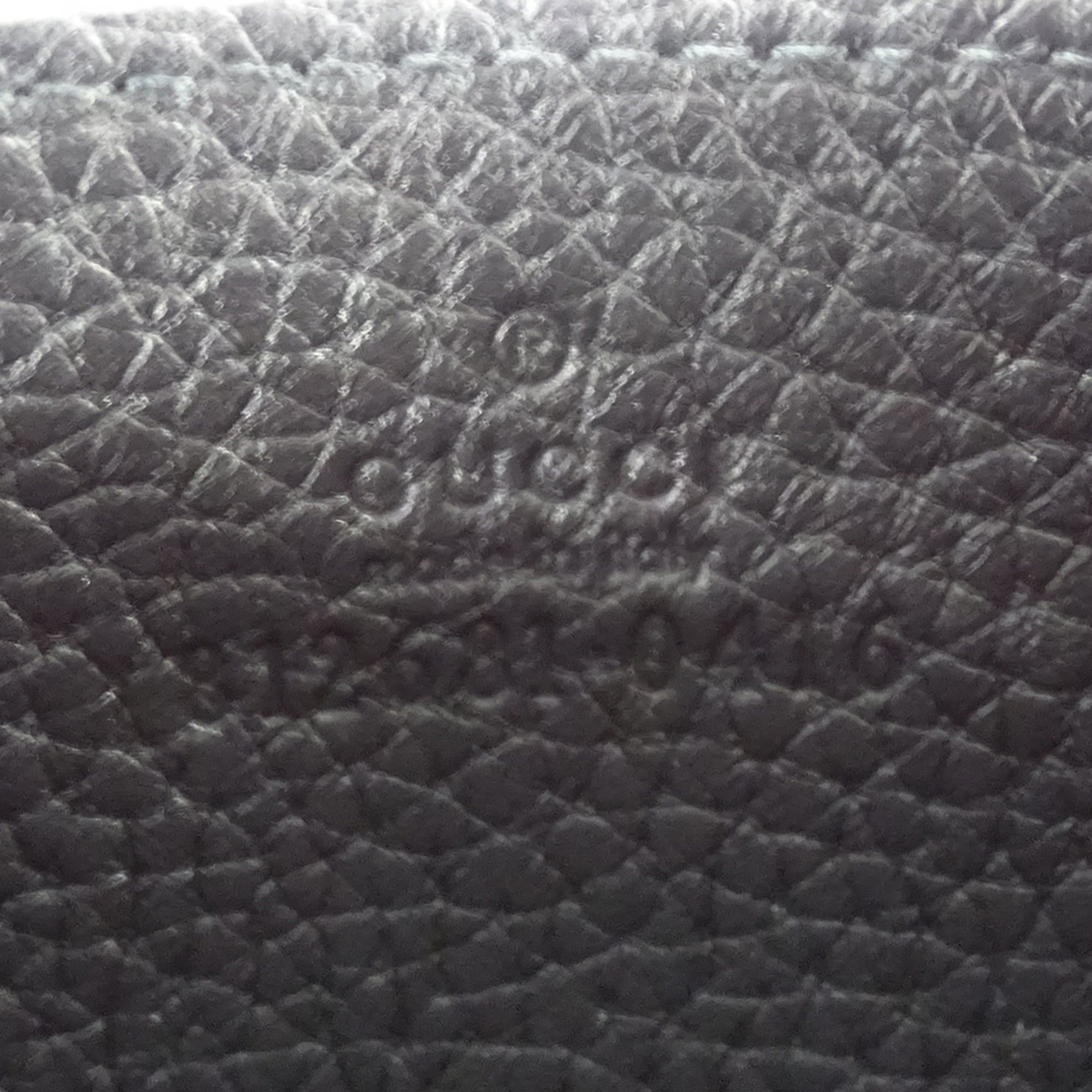 Gucci Gucci business card holder/card case for women and men, brand name, Jumbo GG Maxi, leather, black, 812681 Size ONE SIZE - 5 Thumbnail
