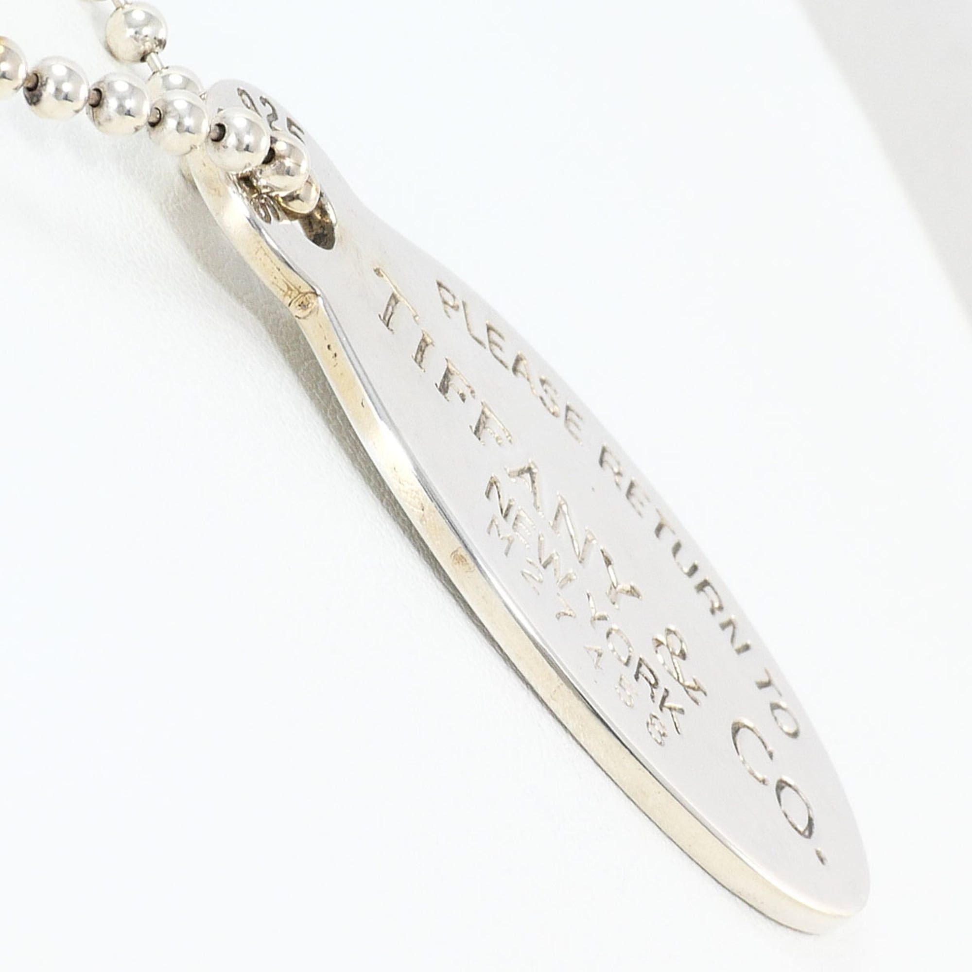 Tiffany & Co. Tiffany & Co. Return to Oval Long Silver Necklace, Total Weight 27.1g, 90cm, Like New Condition, Free Gift Wrapping. Size ONE SIZE - 2 Thumbnail