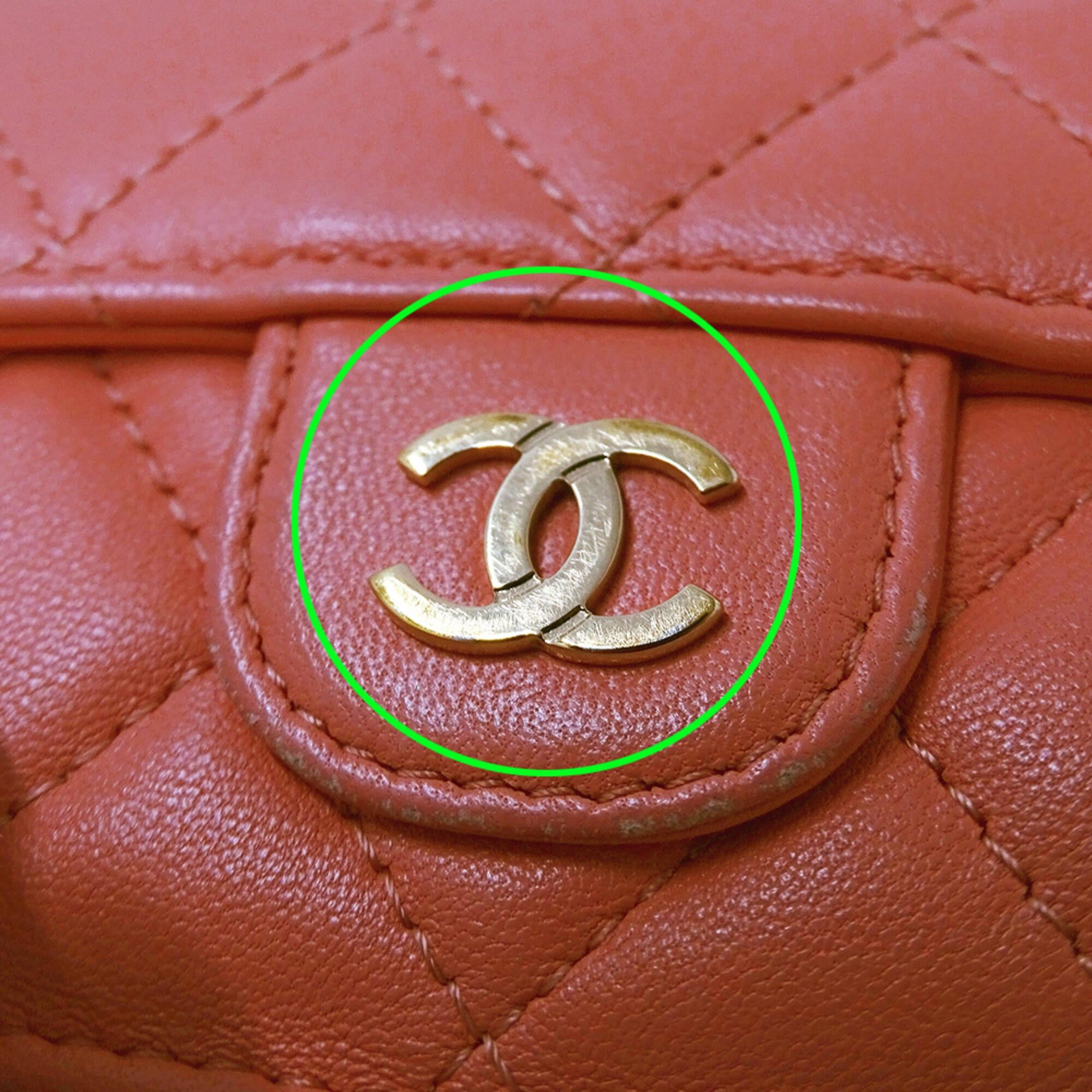 Chanel Chanel Matelassé Women's Tri-fold Wallet, Lambskin, Pink, Gold Hardware, Mini Wallet Size ONE SIZE - 12 Thumbnail