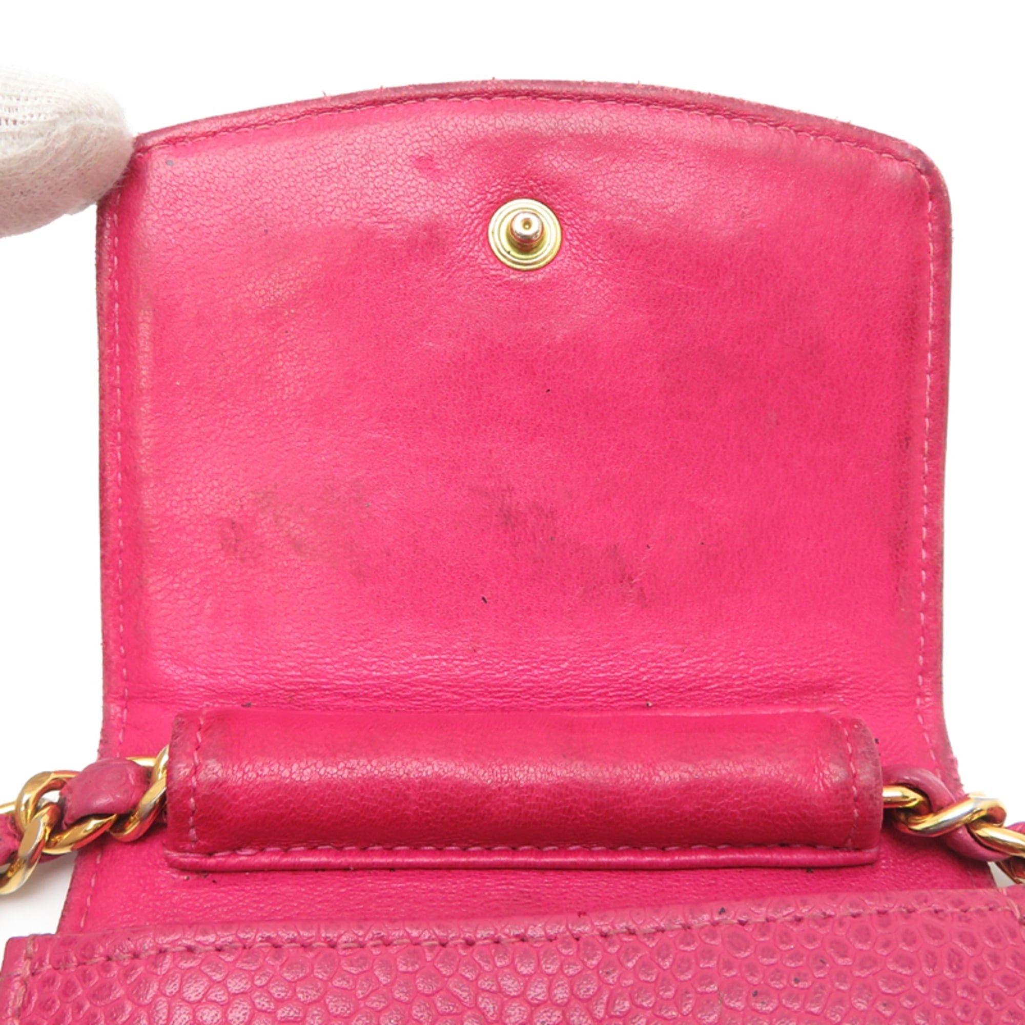 Chanel Chanel phone case for women, caviar leather, pink. Size ONE SIZE - 9 Thumbnail