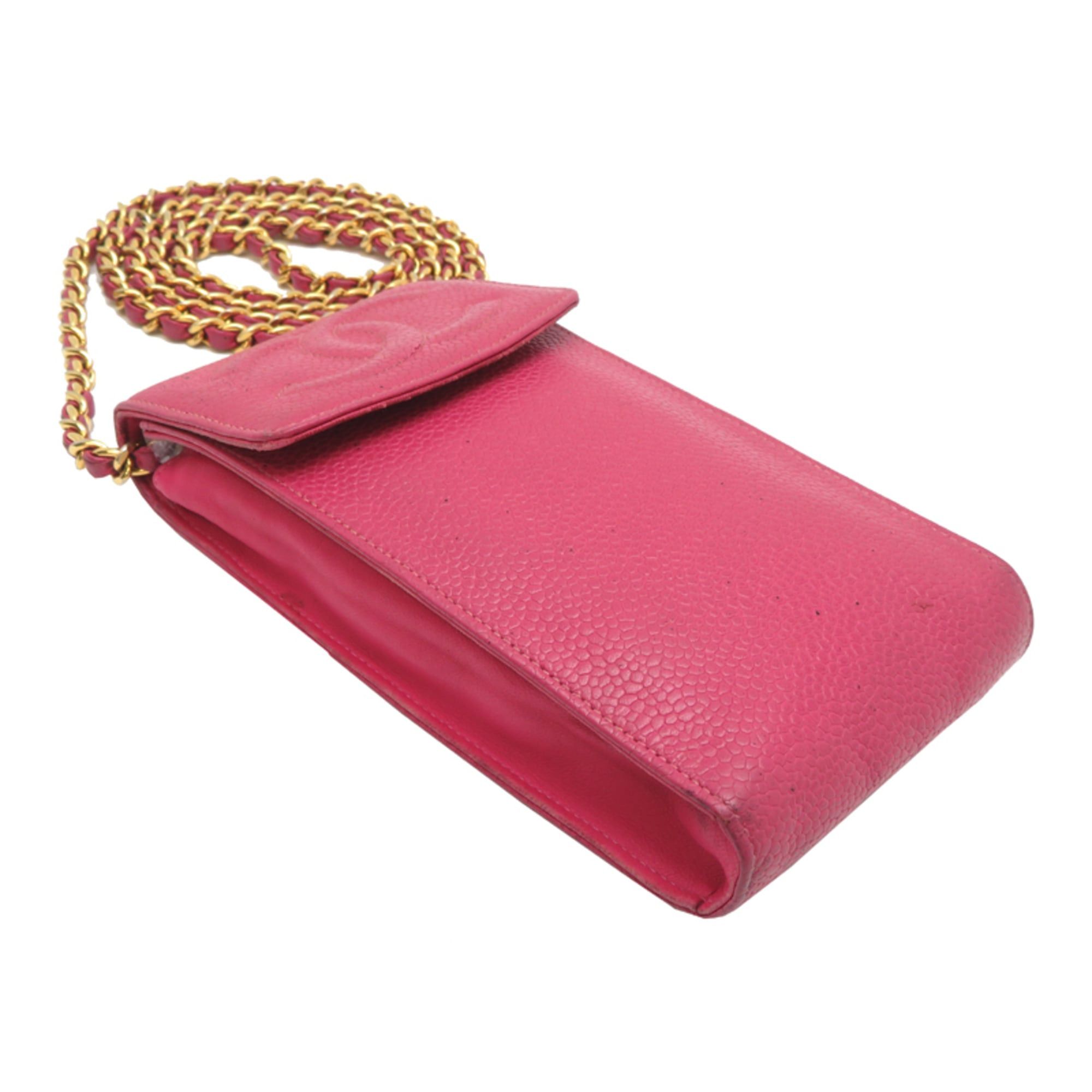 Chanel Chanel phone case for women, caviar leather, pink. Size ONE SIZE - 3 Thumbnail